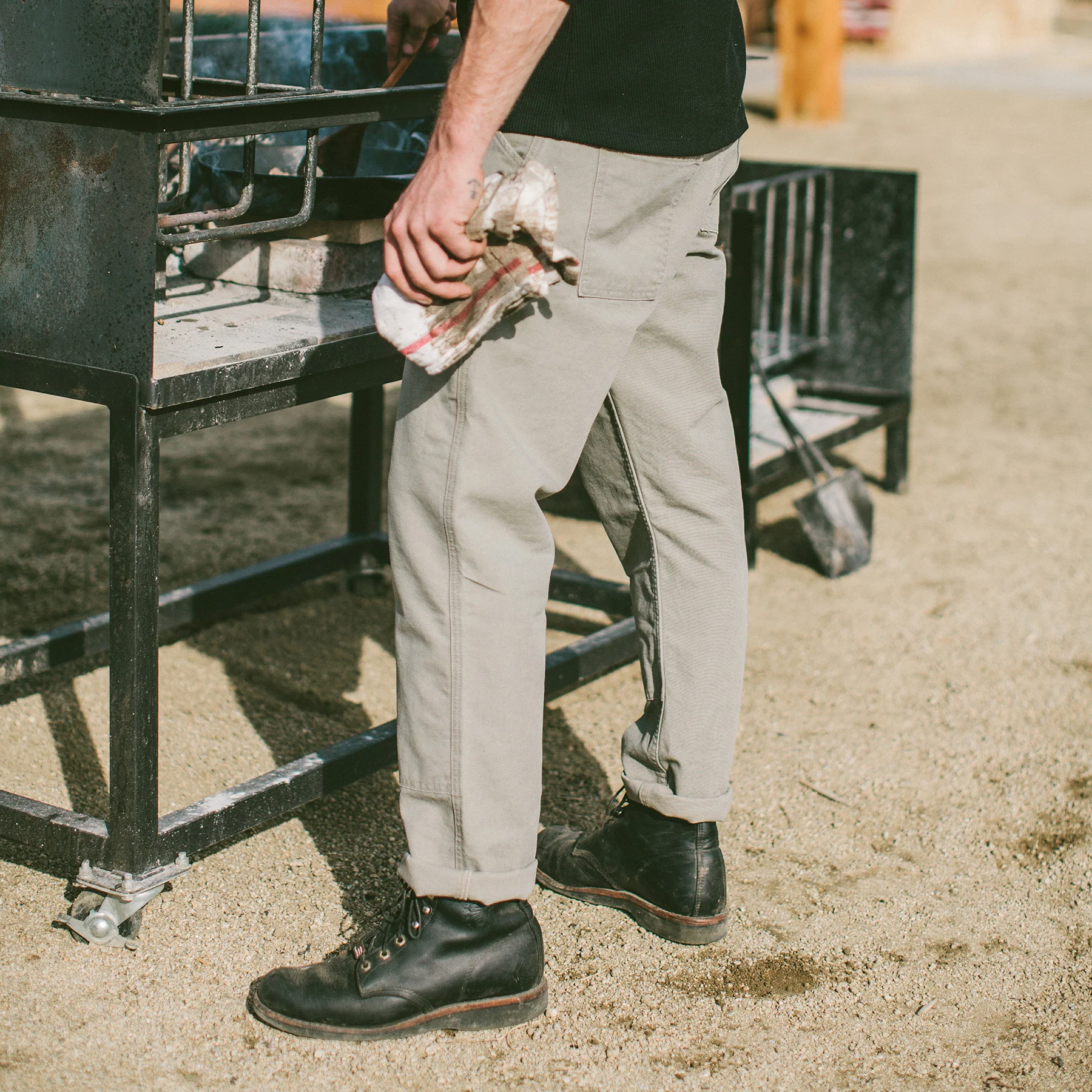 The Chore Pant in Washed Ash - Image 2