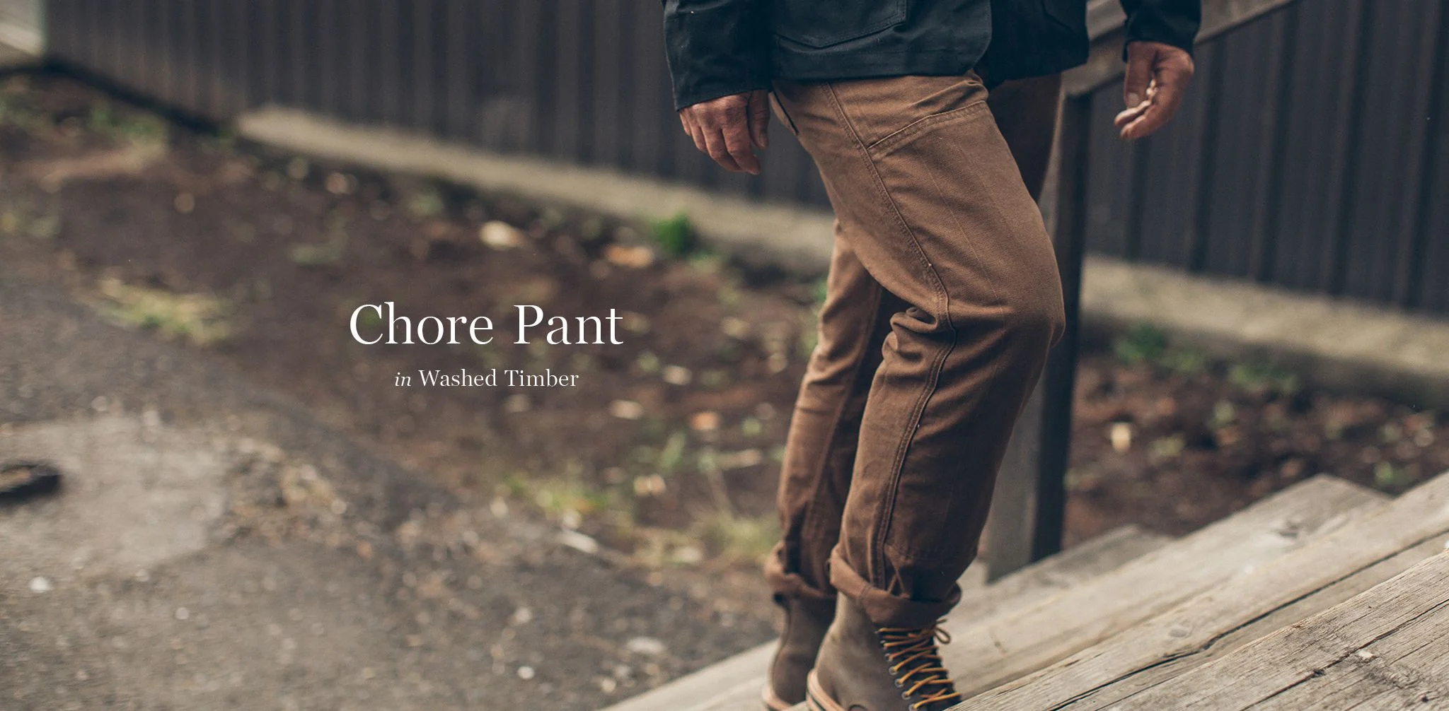 The Chore Pant in Washed Timber - Image 8