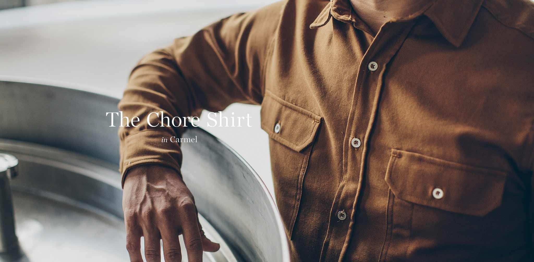 The Chore Shirt in Camel - Image 7