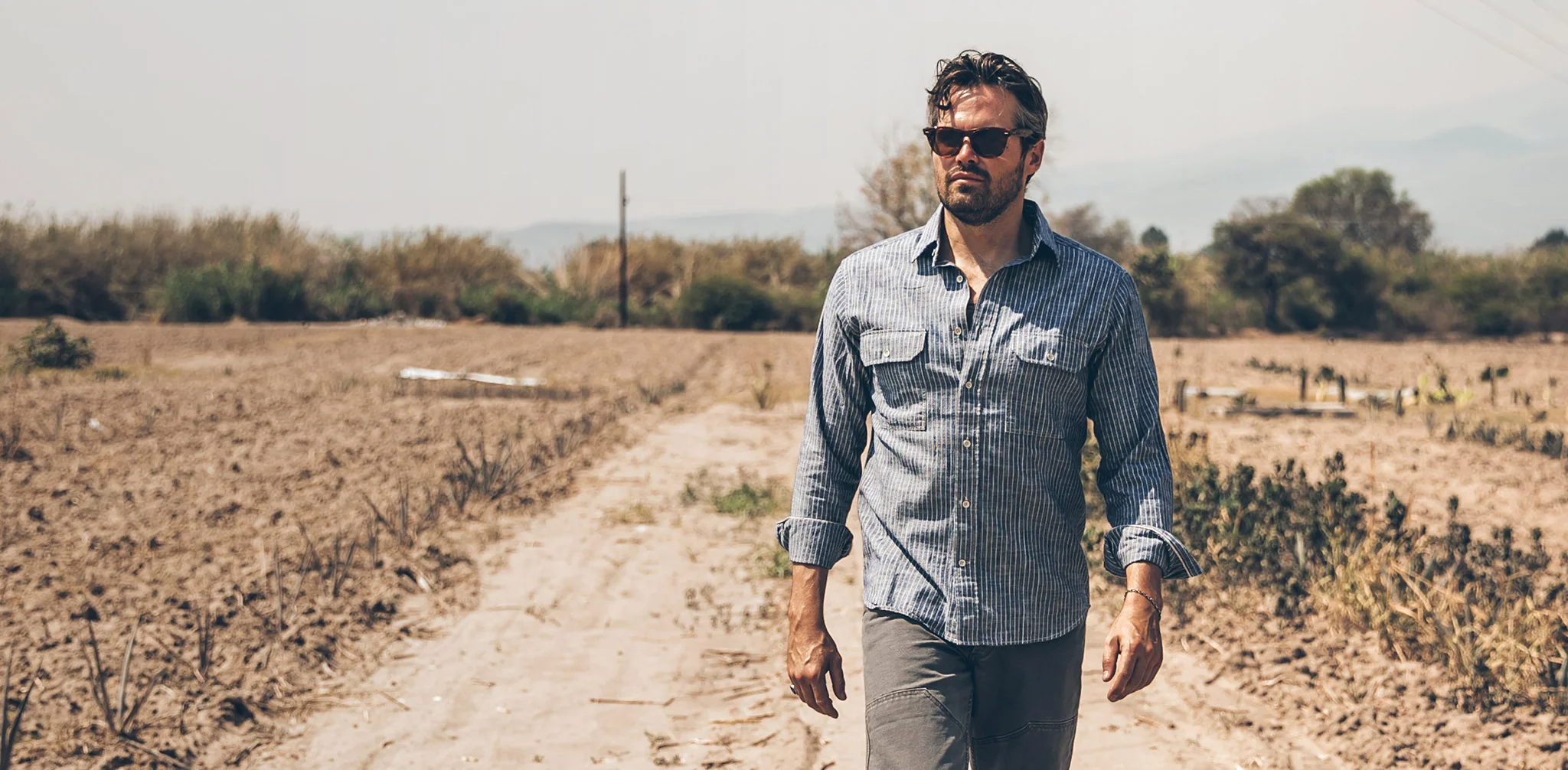 The Chore Shirt in Indigo Striped Chambray - Image 8