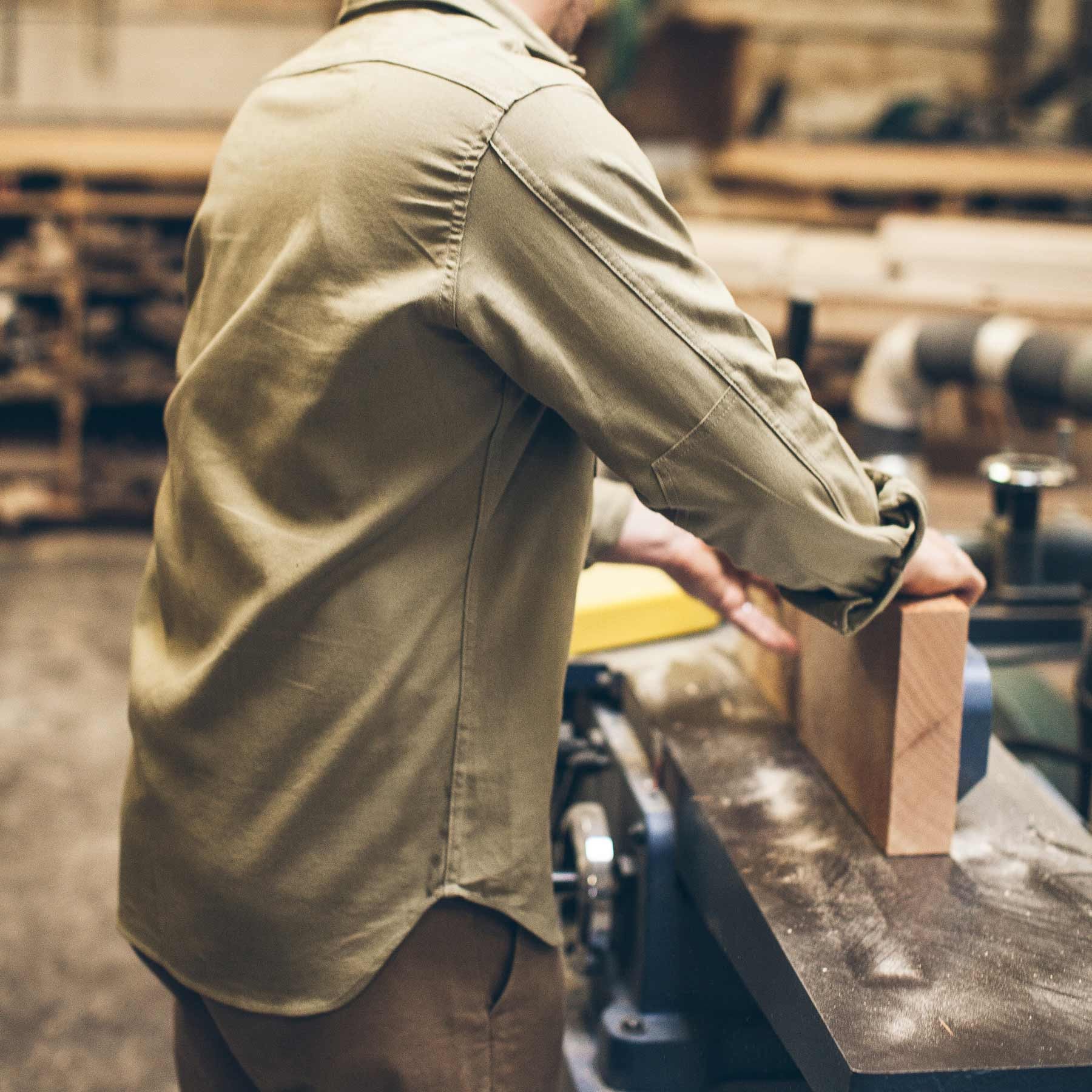The Chore Shirt in Sage - Image 5