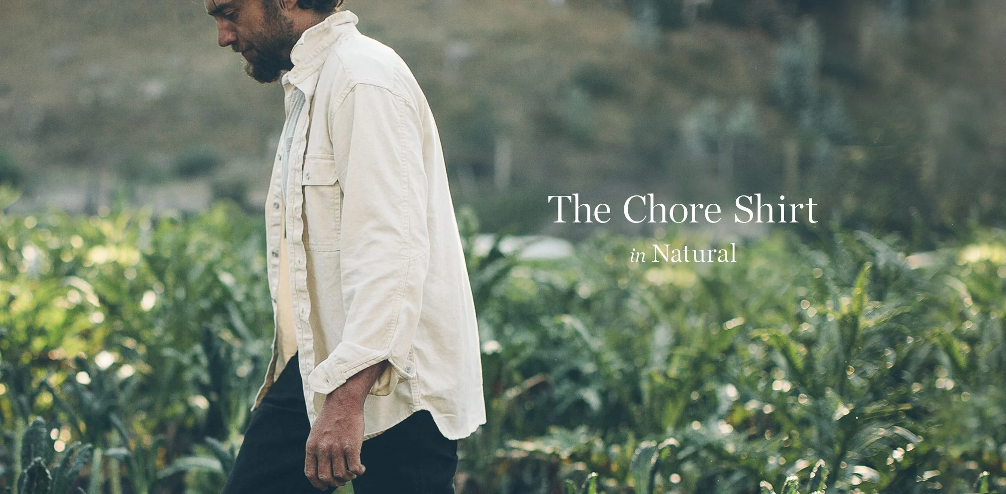 The Chore Shirt in Natural - Image 13