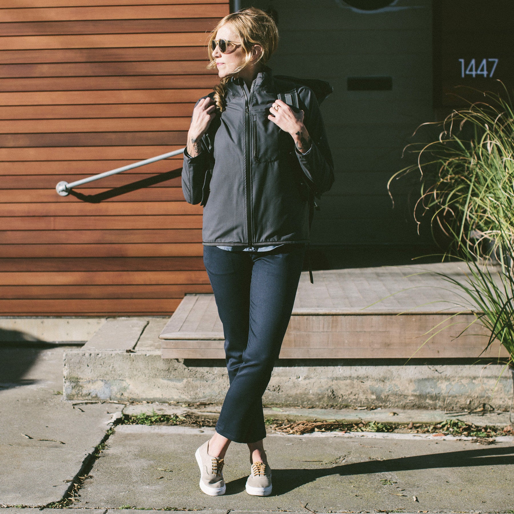 The Civic Chino in Navy Merino 4S - Image 2
