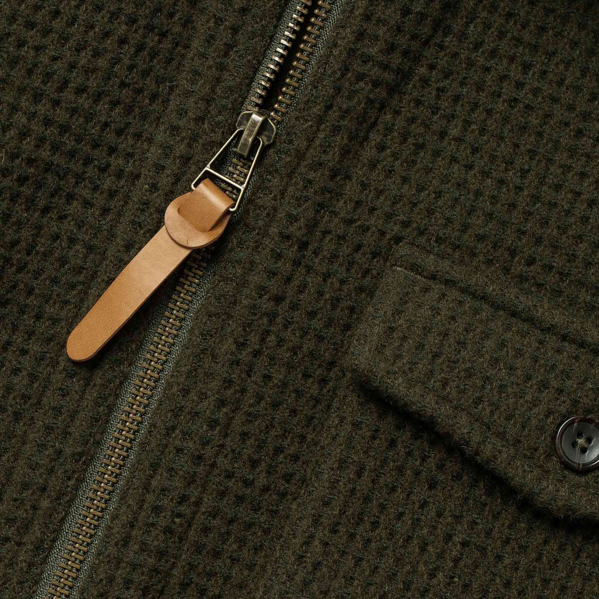 The Coit Jacket in Olive Waffle - Image 12