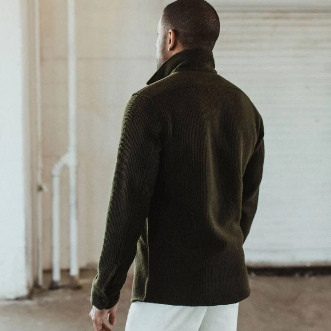The Coit Jacket in Olive Waffle - Image 4