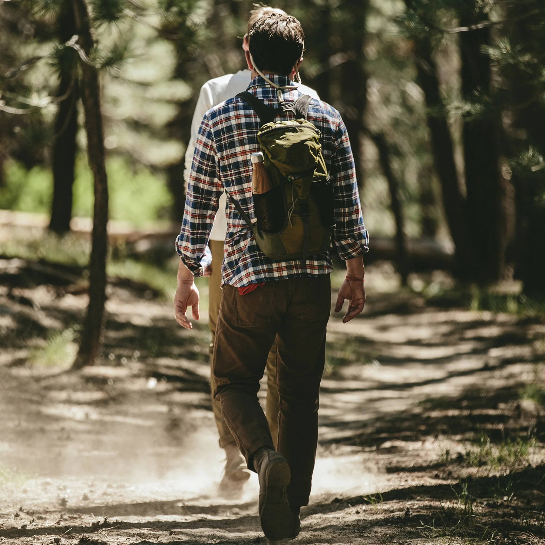 The Crater Shirt in Navy Plaid - Image 3