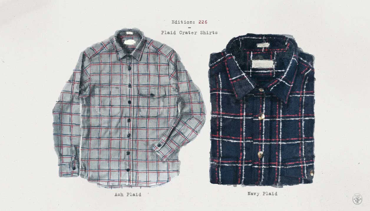 The Crater Shirt in Navy Plaid - Image 10
