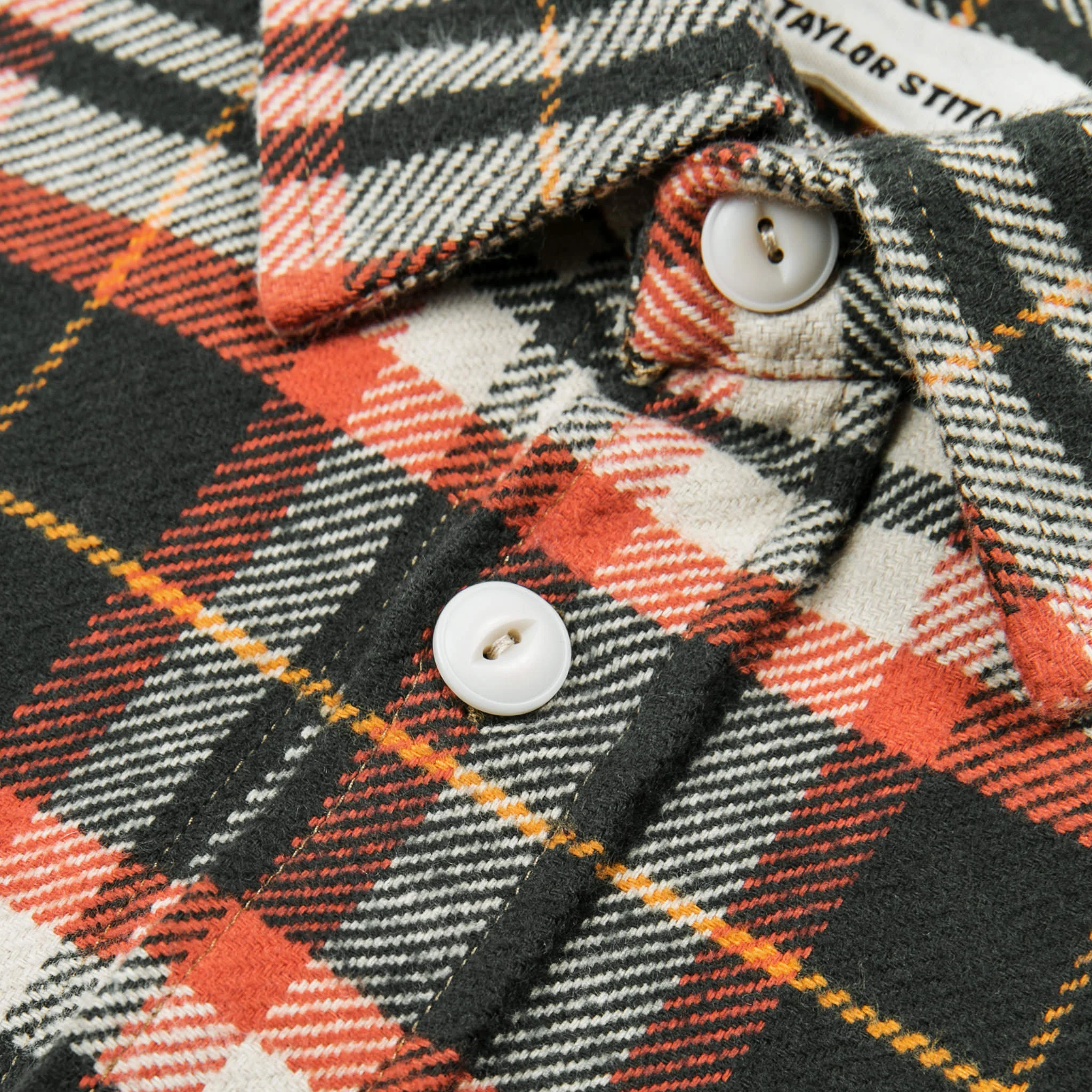 The Crater Shirt in Olive Plaid - Image 6