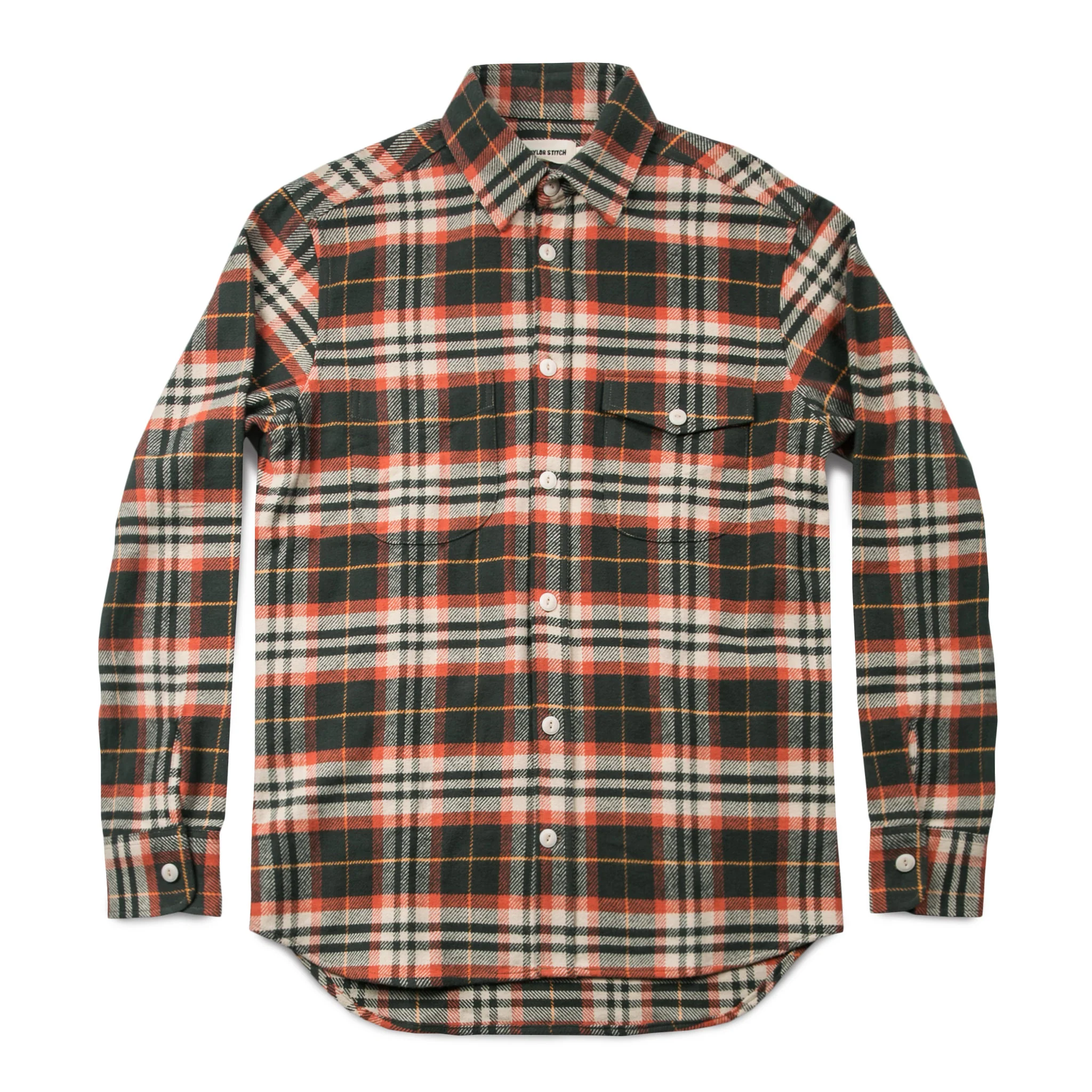 The Crater Shirt in Olive Plaid - Image 7