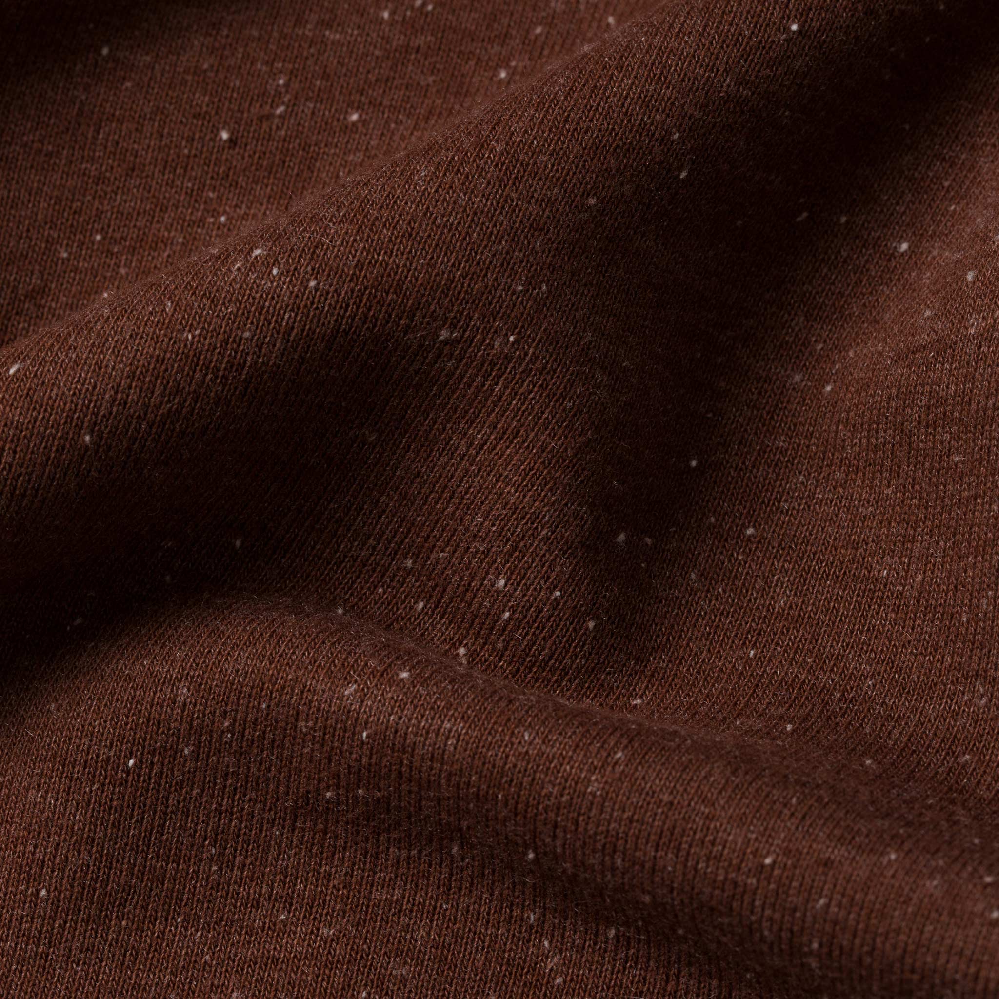 The Crewneck in Rust Donegal Terry - Image 9