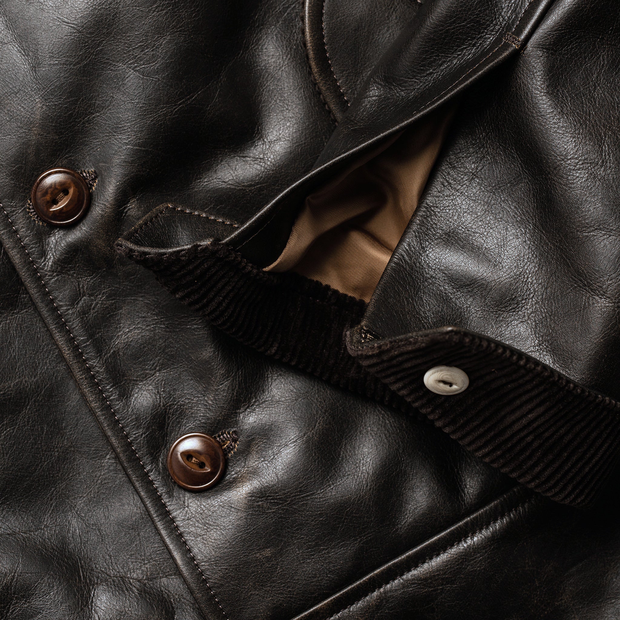 The Cuyama Jacket in Cola Leather - Image 10