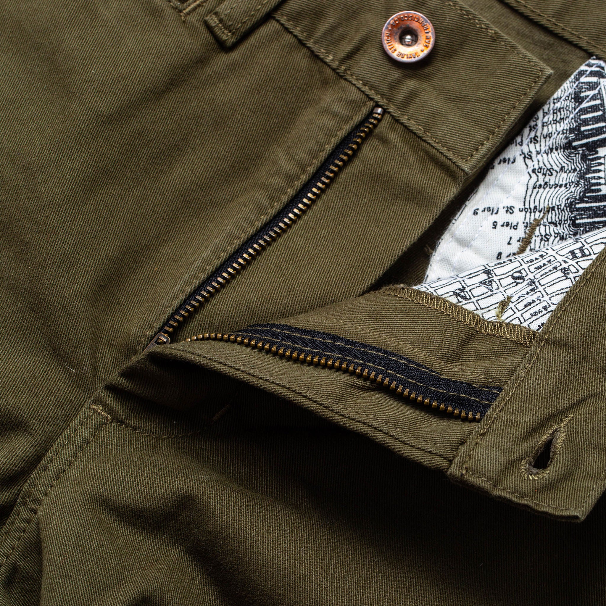 The Democratic Chino in Organic Olive - Image 7