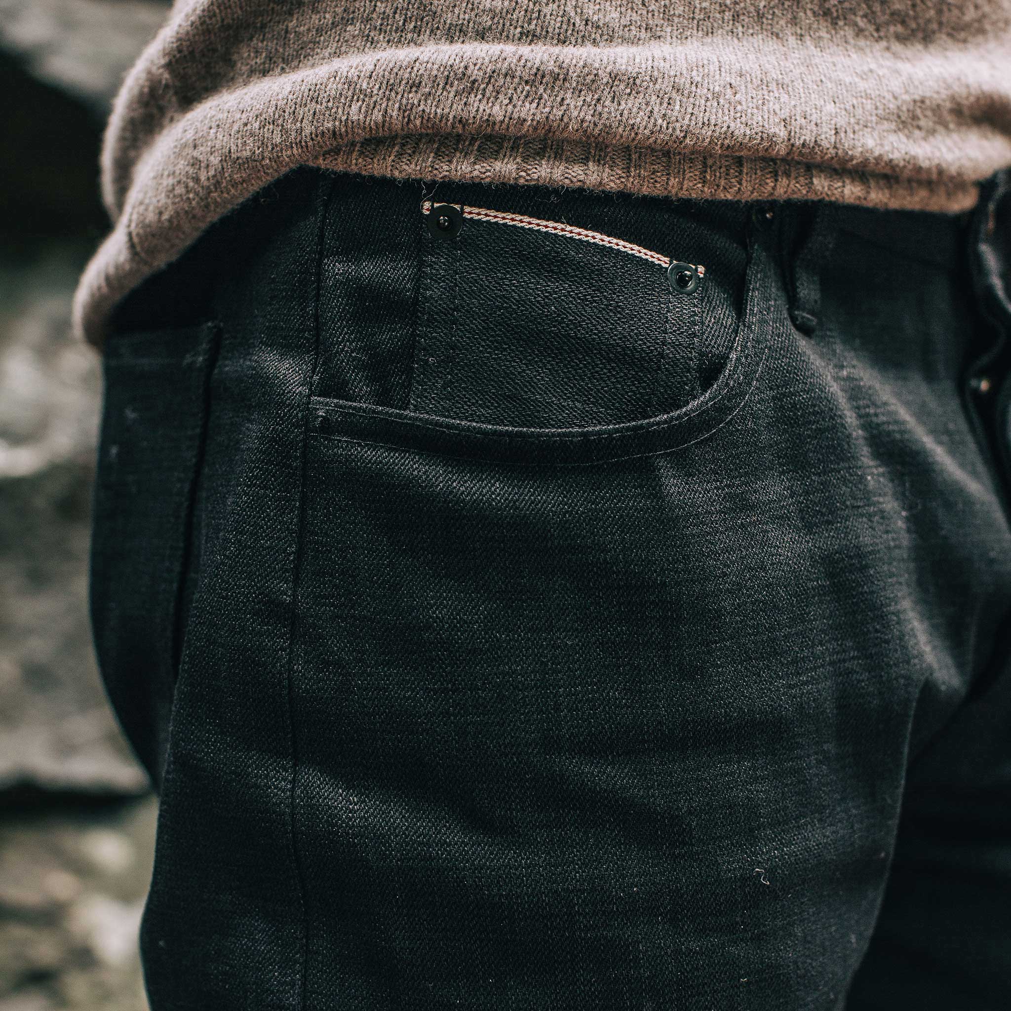 The Democratic Jean in Black Selvage - Image 4