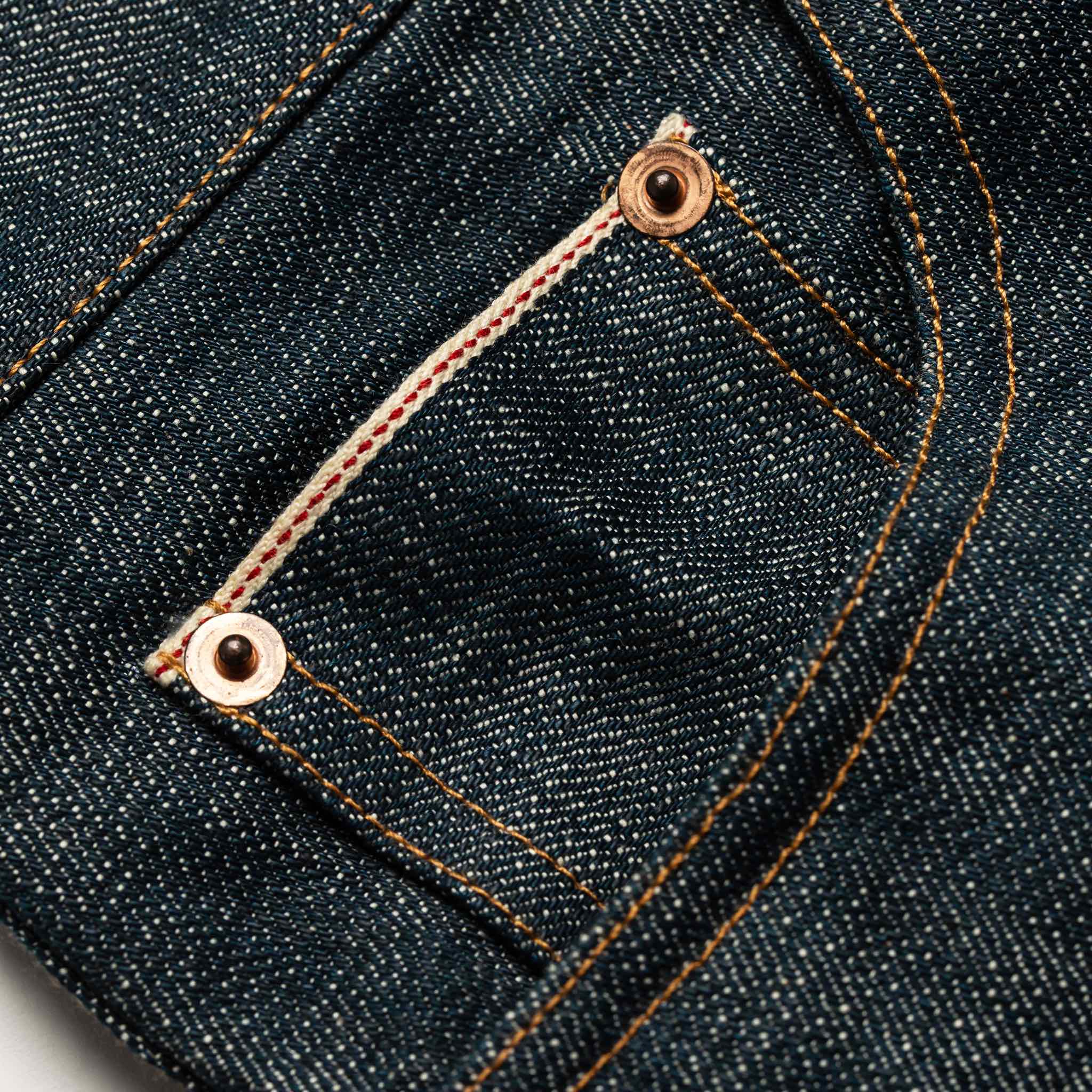 The Democratic Jean in Green Cast Selvage - Image 9