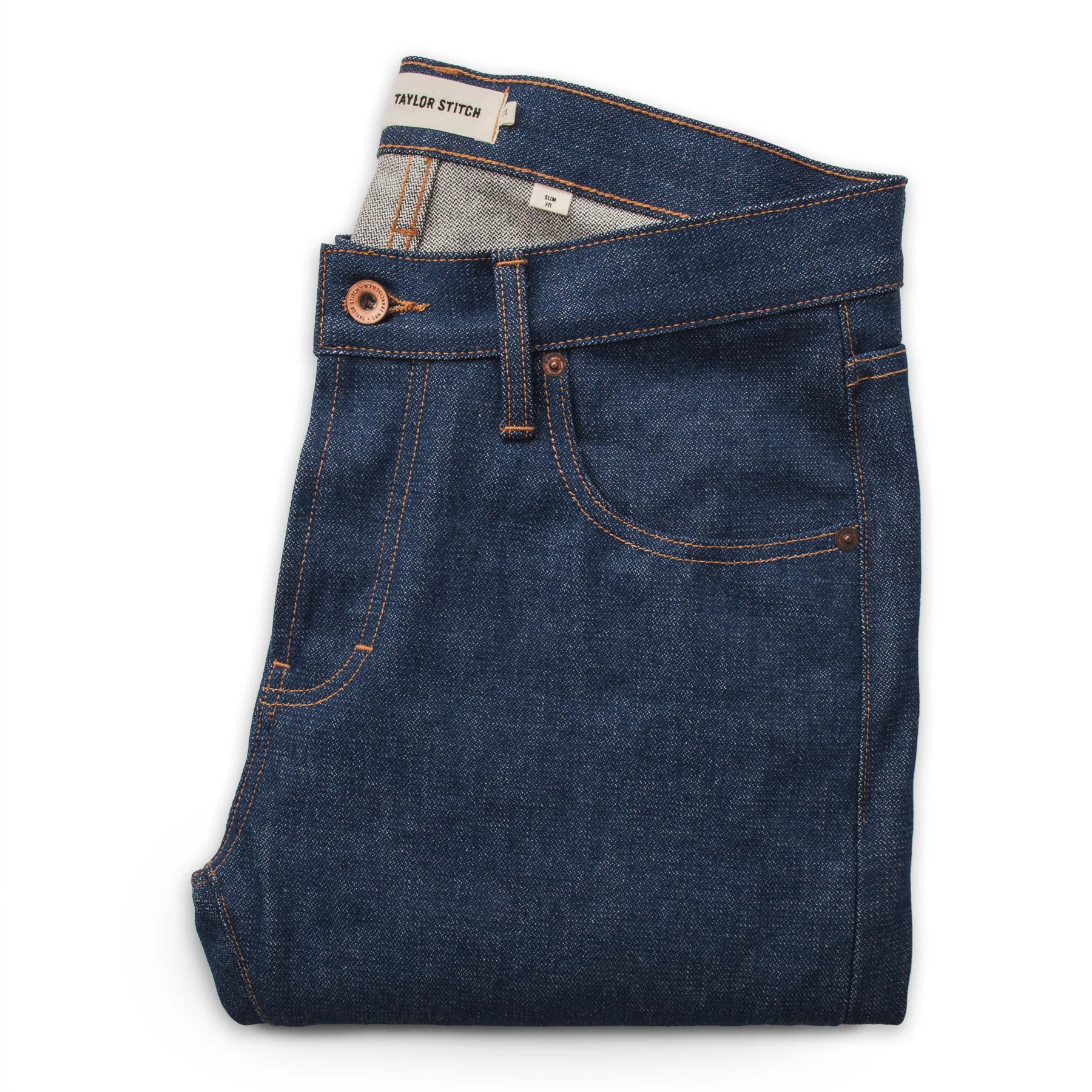 The Democratic Jean in Indigo Broken Twill - Image 7