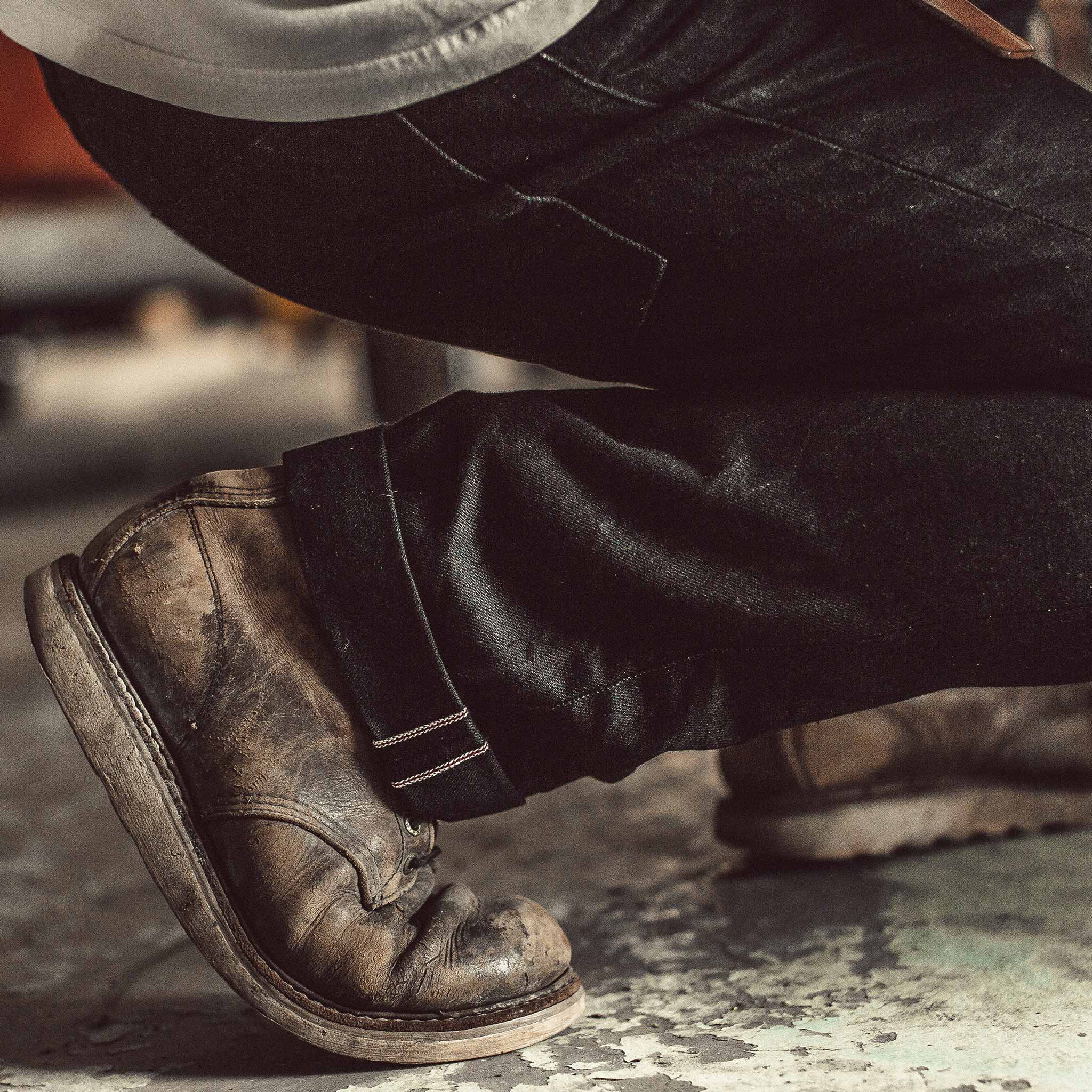 The Democratic Jean in Kuroki Mills Black Selvage - Image 5