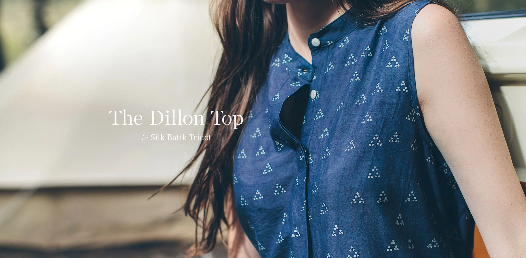 The Dillon in Tri Dot Silk Batik - Image 5