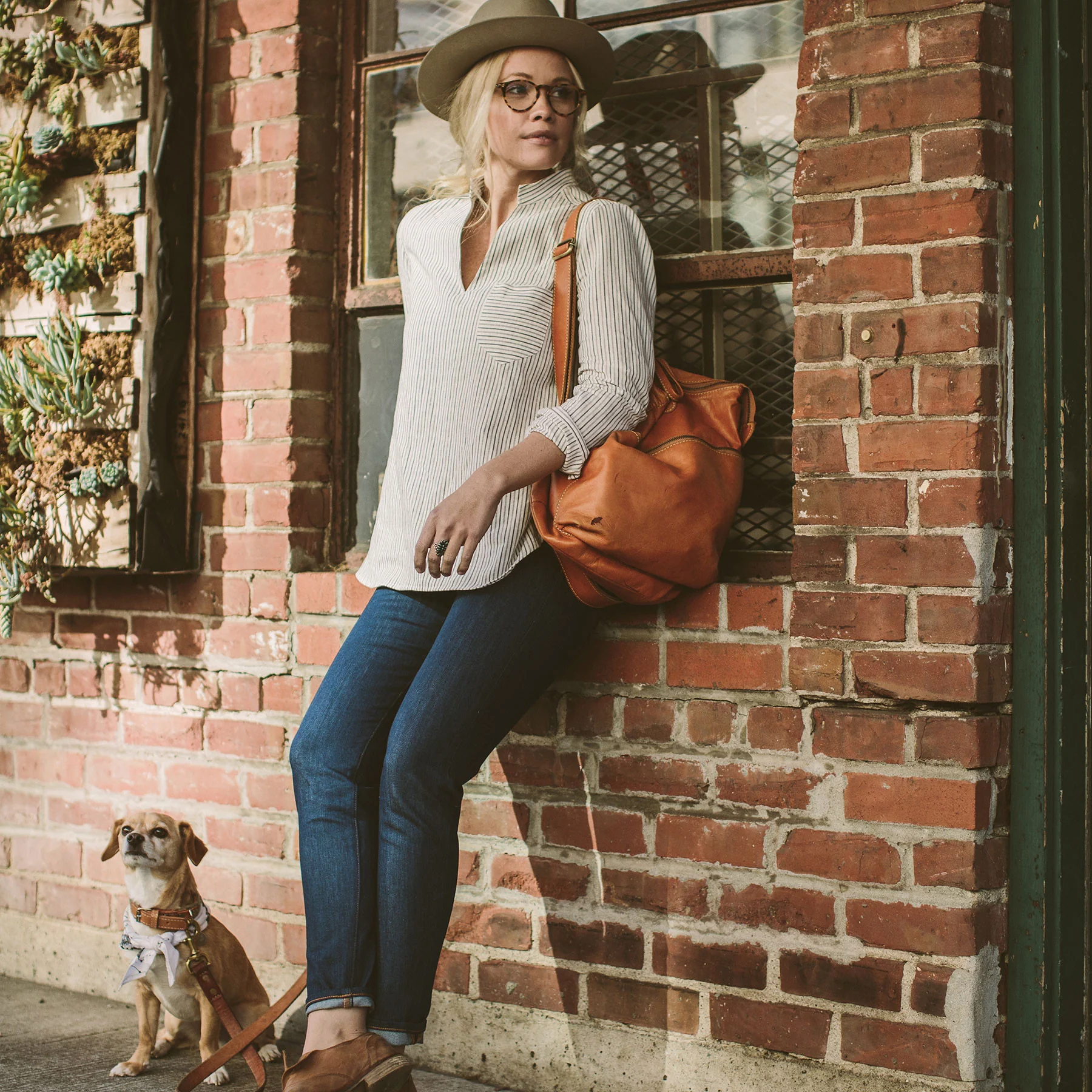 The Edie Popover in French Ticking Stripe - Image 5
