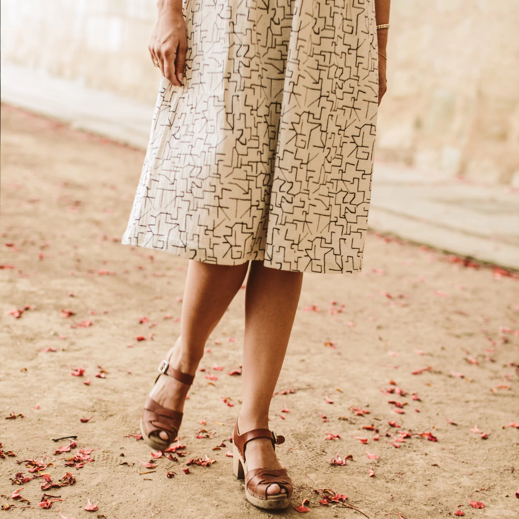 The Emma Dress in Maze Print - Image 5