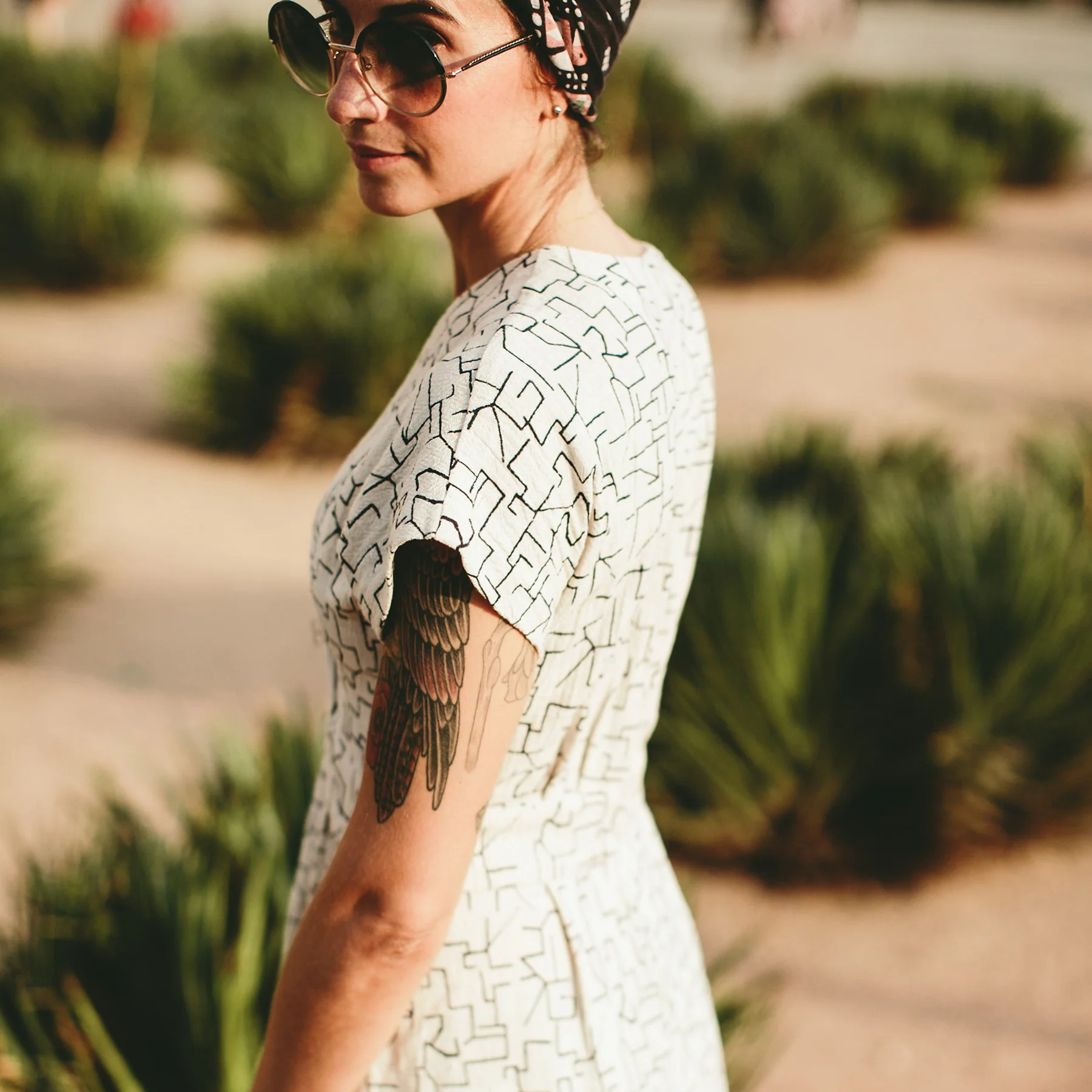 The Emma Dress in Maze Print - Image 6