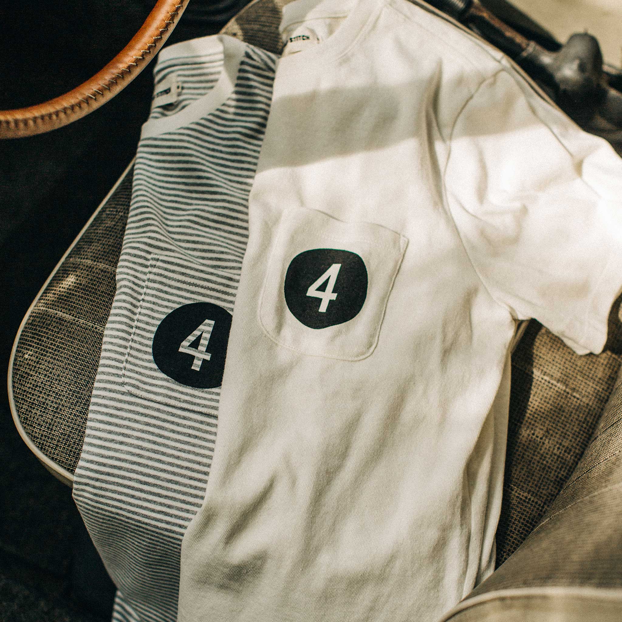 The Fourtillfour<br>Heavy Bag Tee in Natural - Image 2