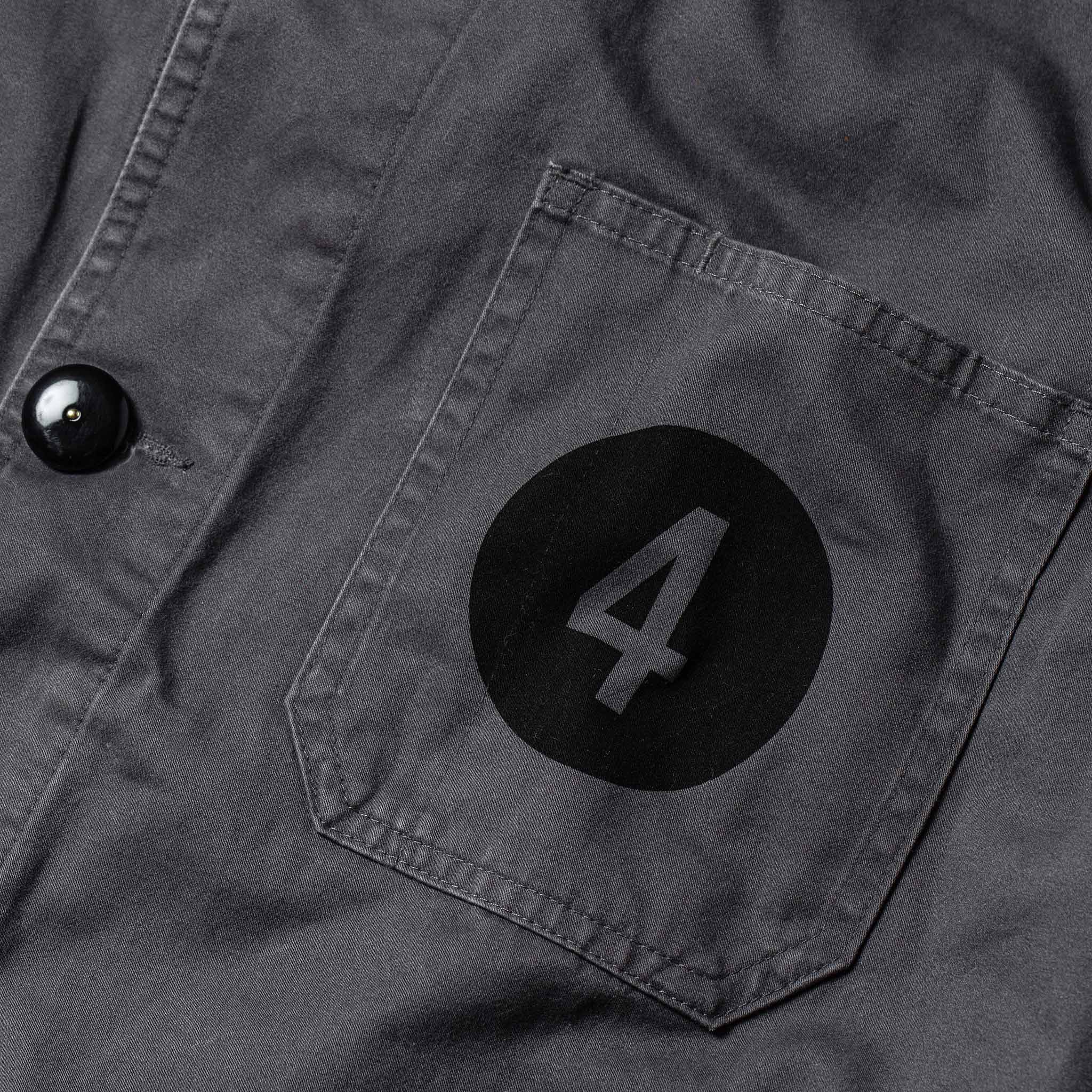 The Fourtillfour Ojai Jacket in Washed Charcoal - Image 5
