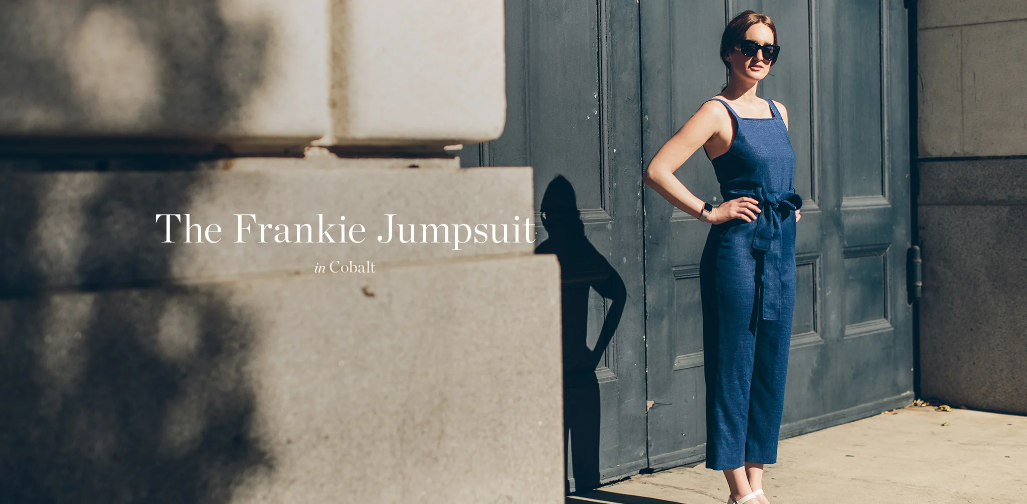 The Frankie Jumpsuit in Cobalt - Image 9