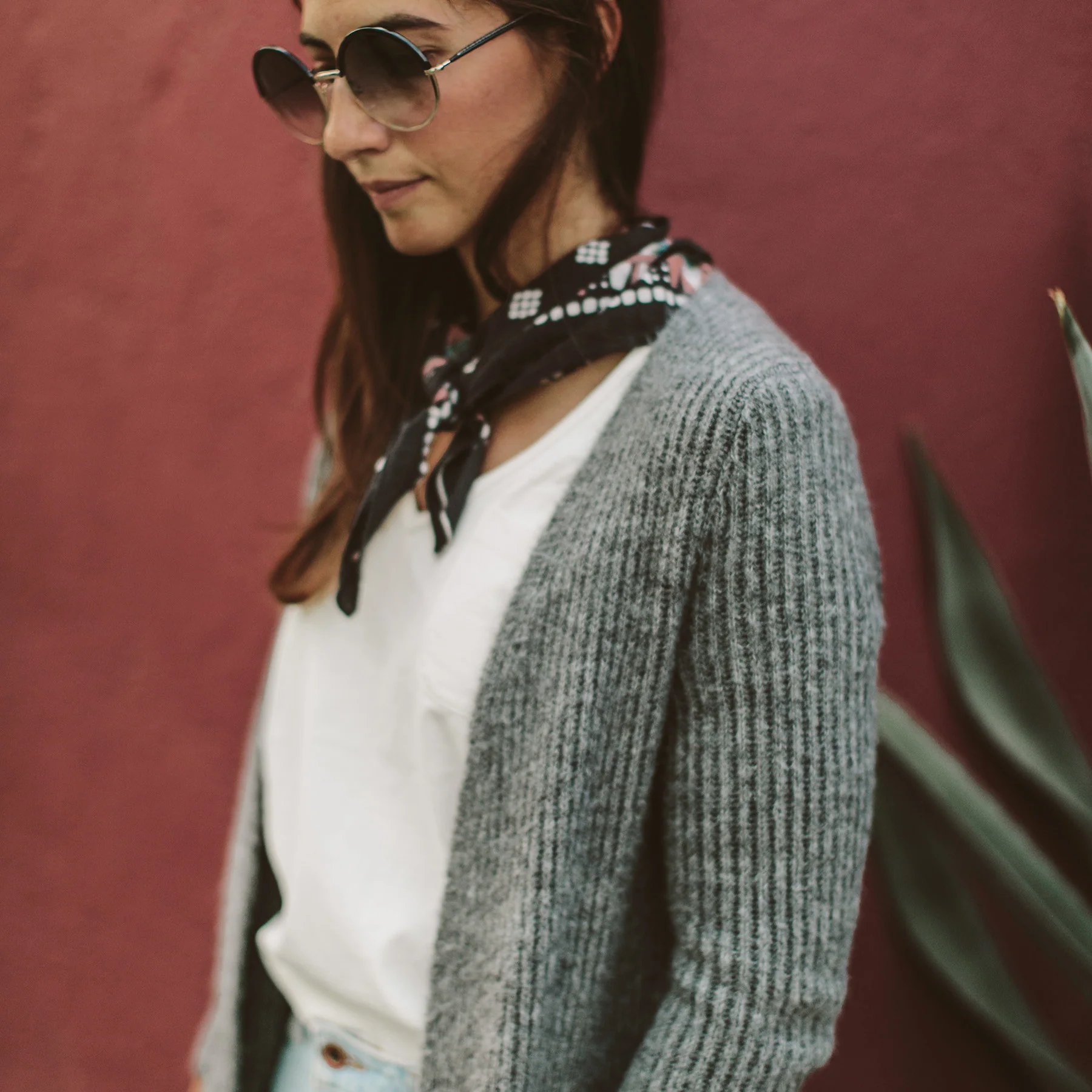 The Frida Cardigan in Charcoal - Image 4