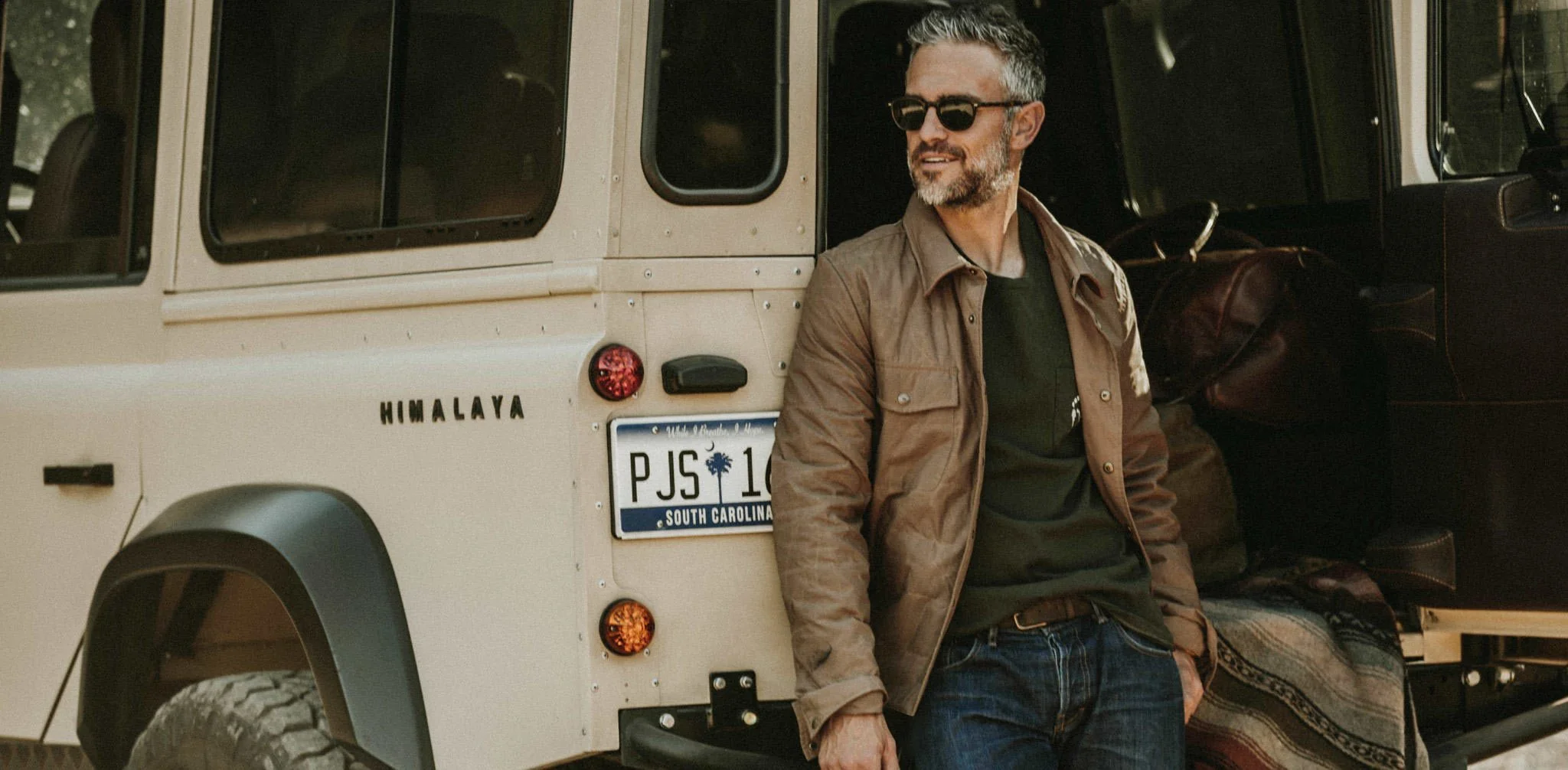 The Garrison Shirt Jacket in British Khaki Dry Wax - Image 13
