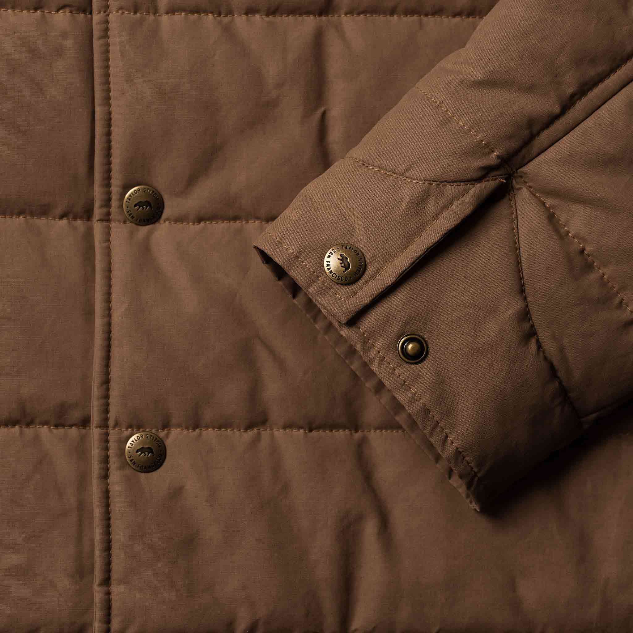 The Garrison Shirt Jacket in British Khaki Dry Wax - Image 9