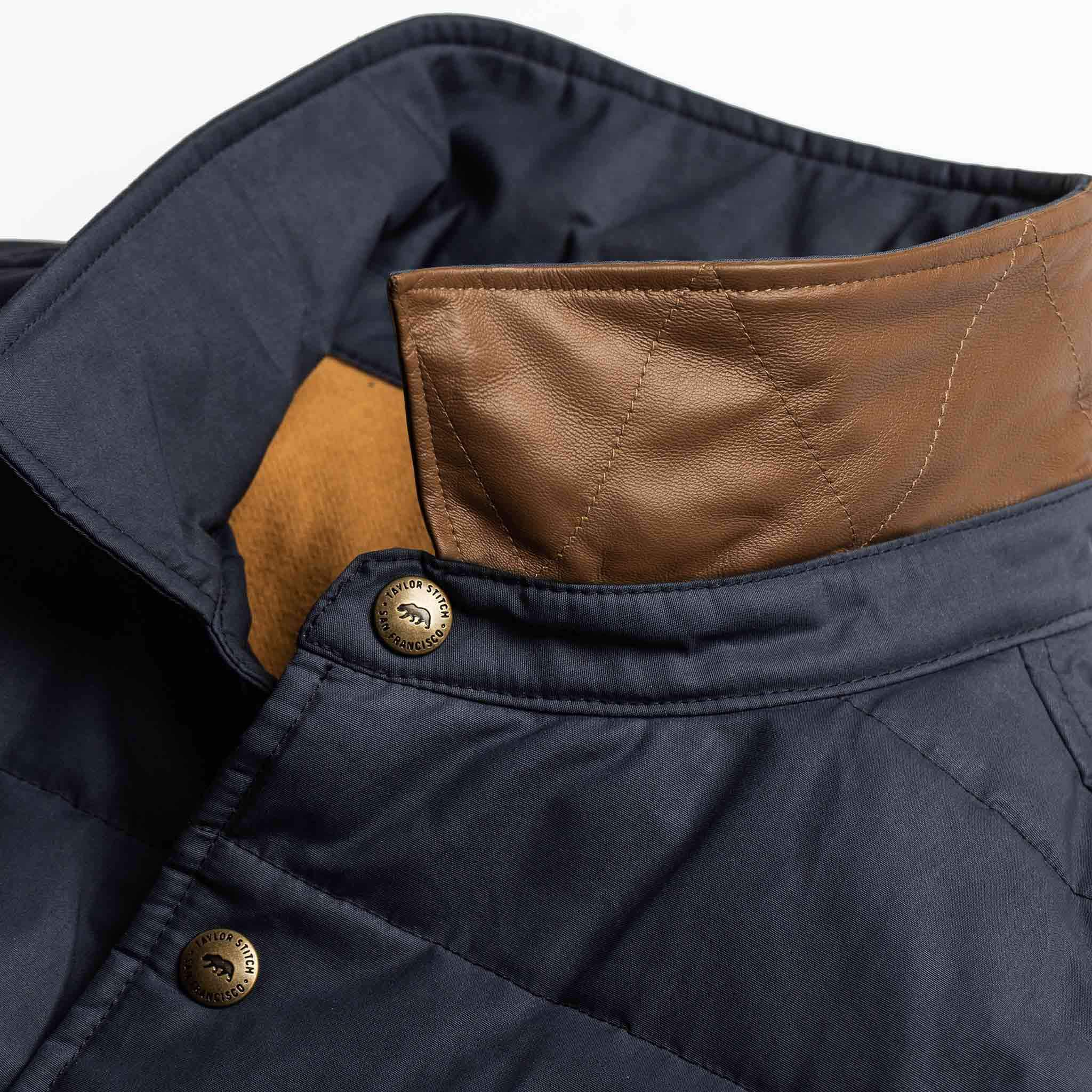 The Garrison Shirt Jacket in Navy Dry Wax - Image 11