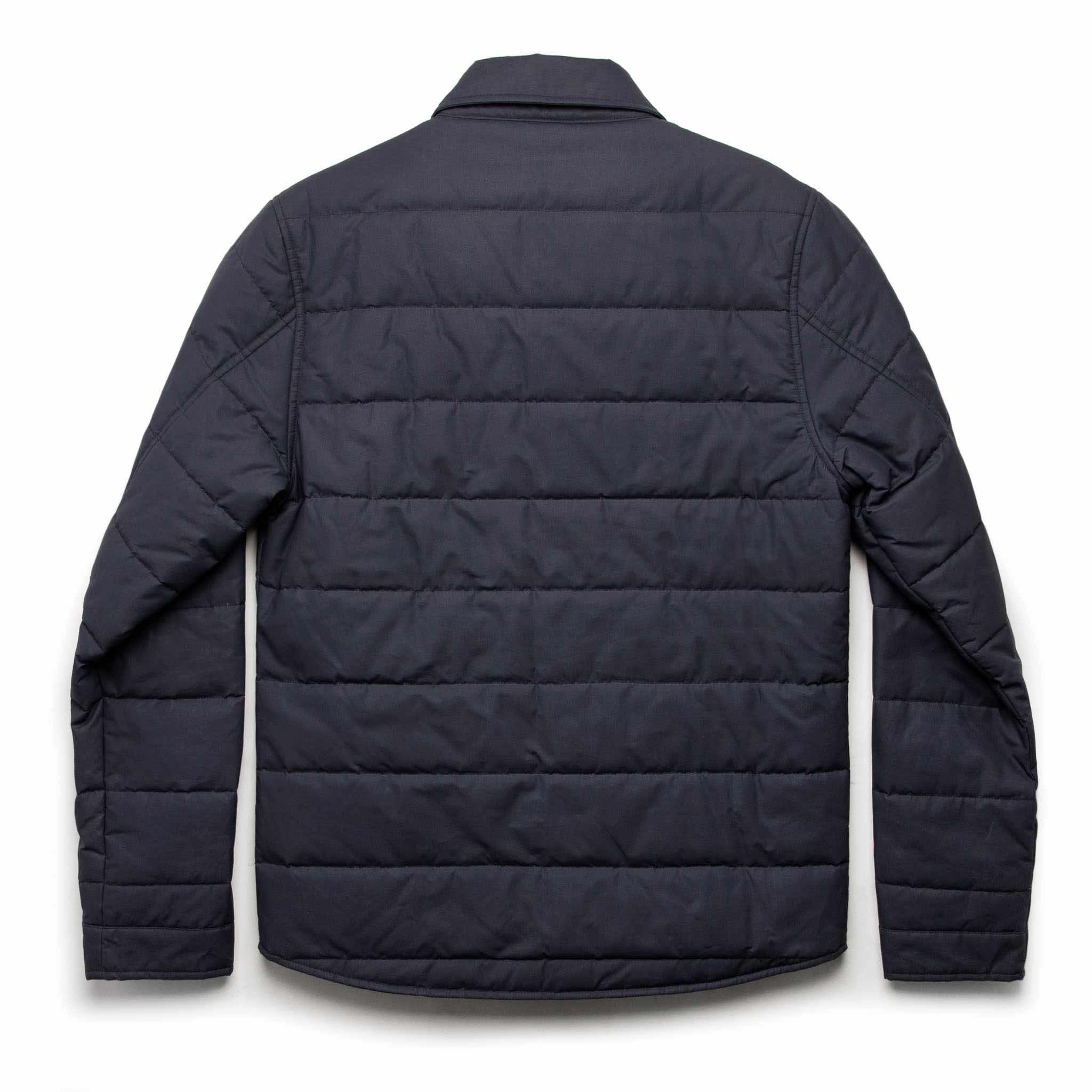 The Garrison Shirt Jacket in Navy Dry Wax - Image 13