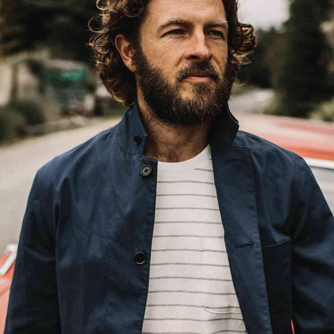 The Gibson Jacket in Light Navy - Image 3