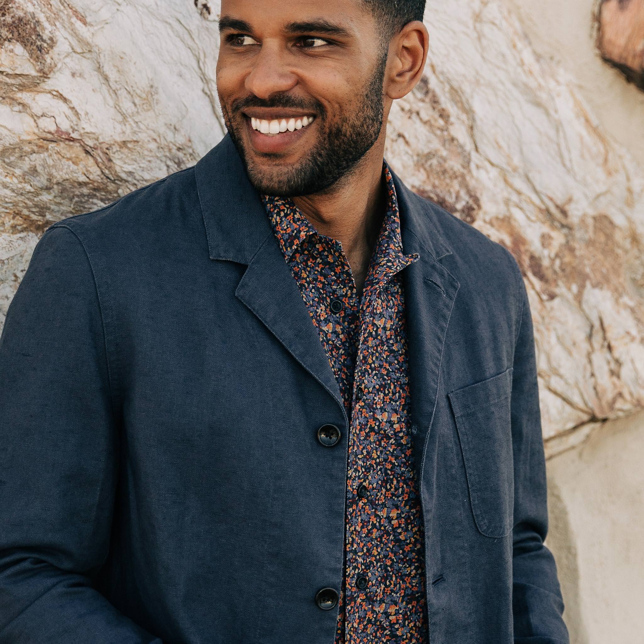 The Gibson Jacket in Navy - Image 3