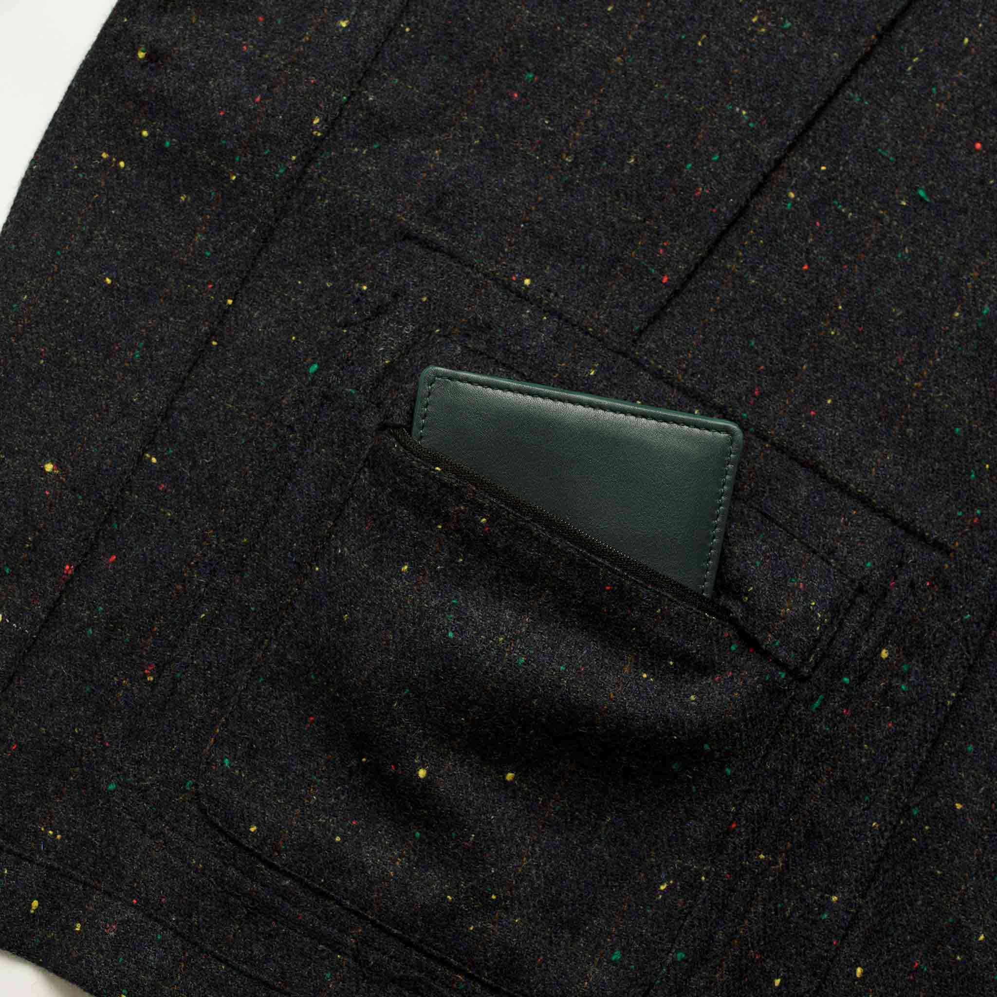 The Gibson Jacket in Navy Windowpane Donegal - Image 11