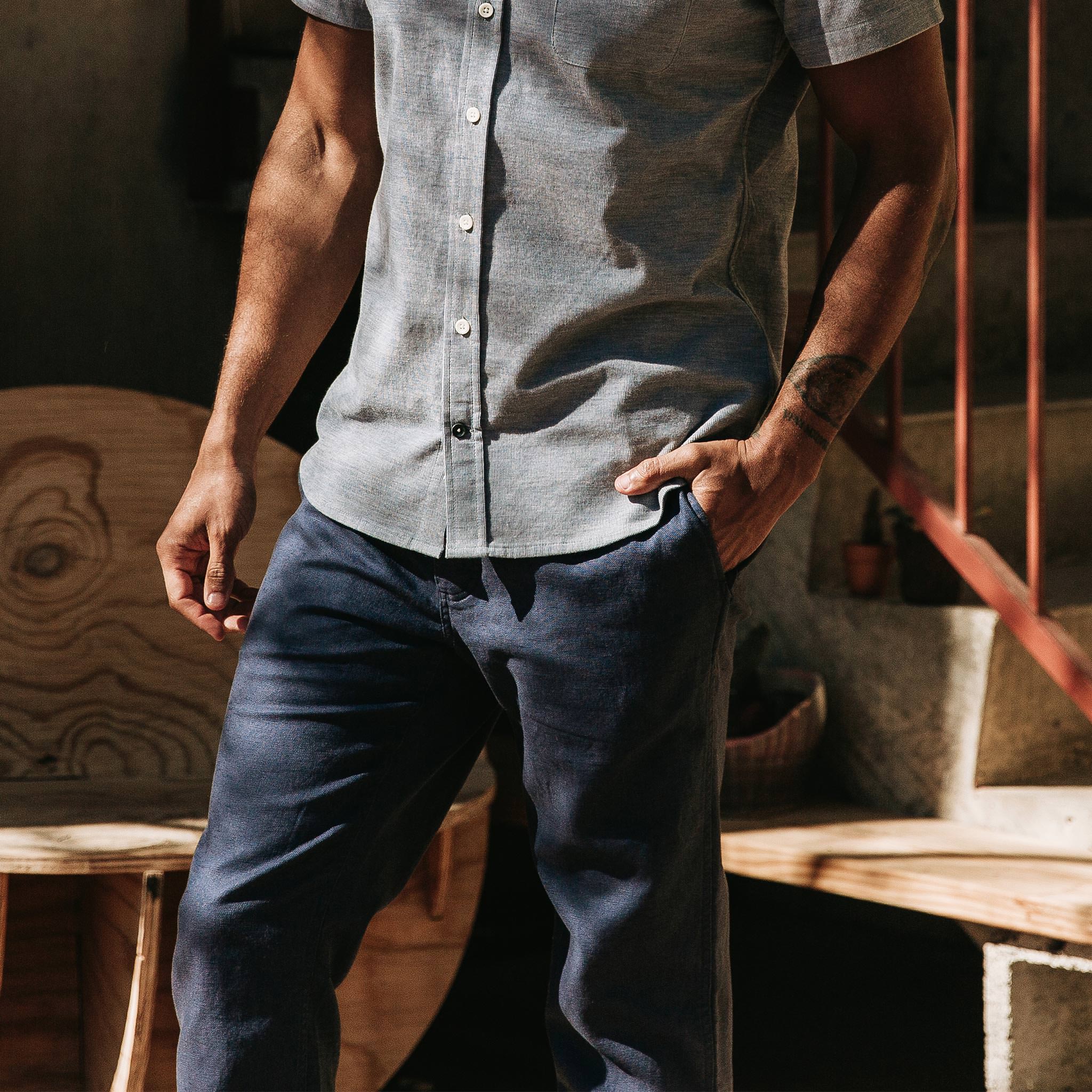 The Gibson Trouser in Navy - Image 4