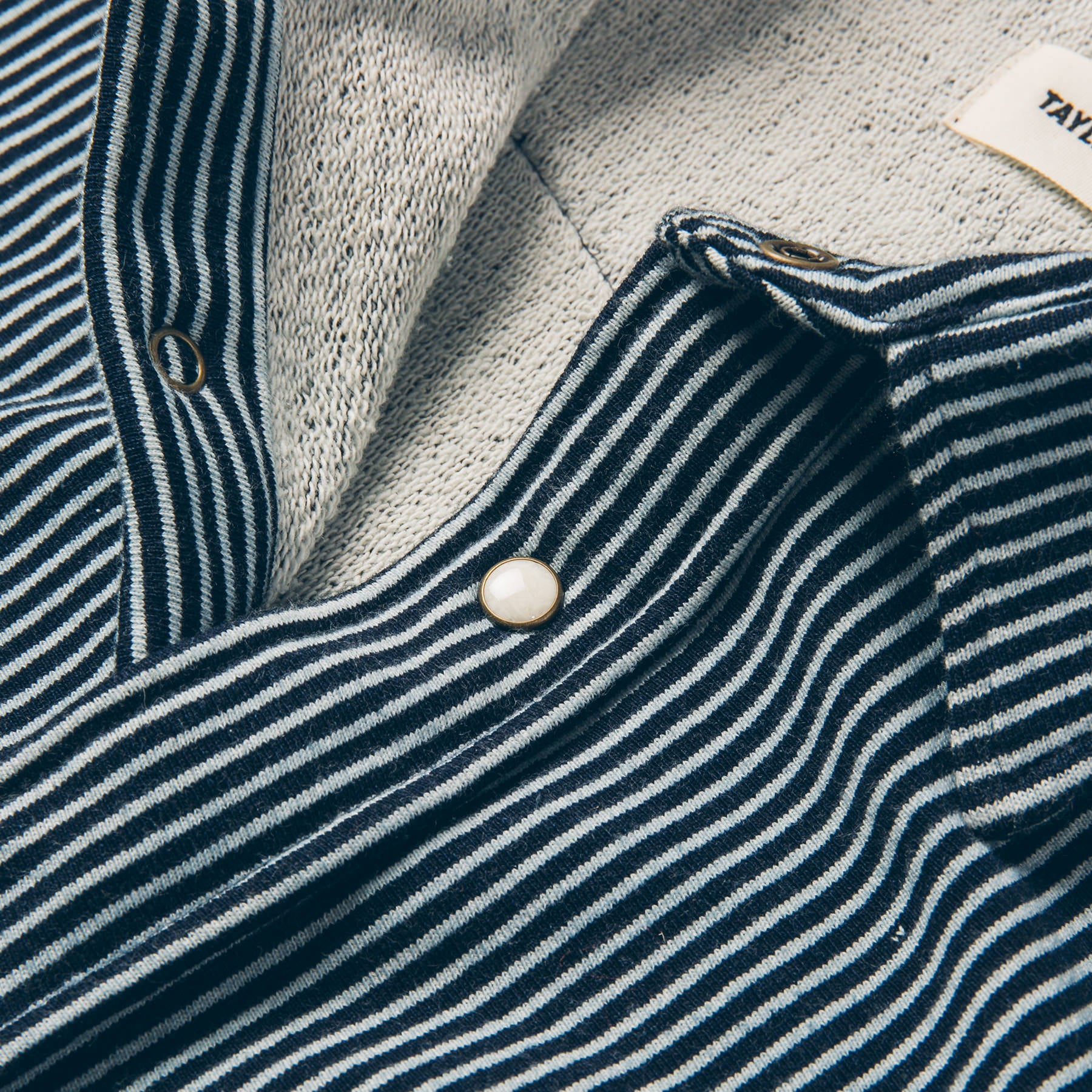 The Glacier Shirt in Hickory Stripe French Terry - Image 7