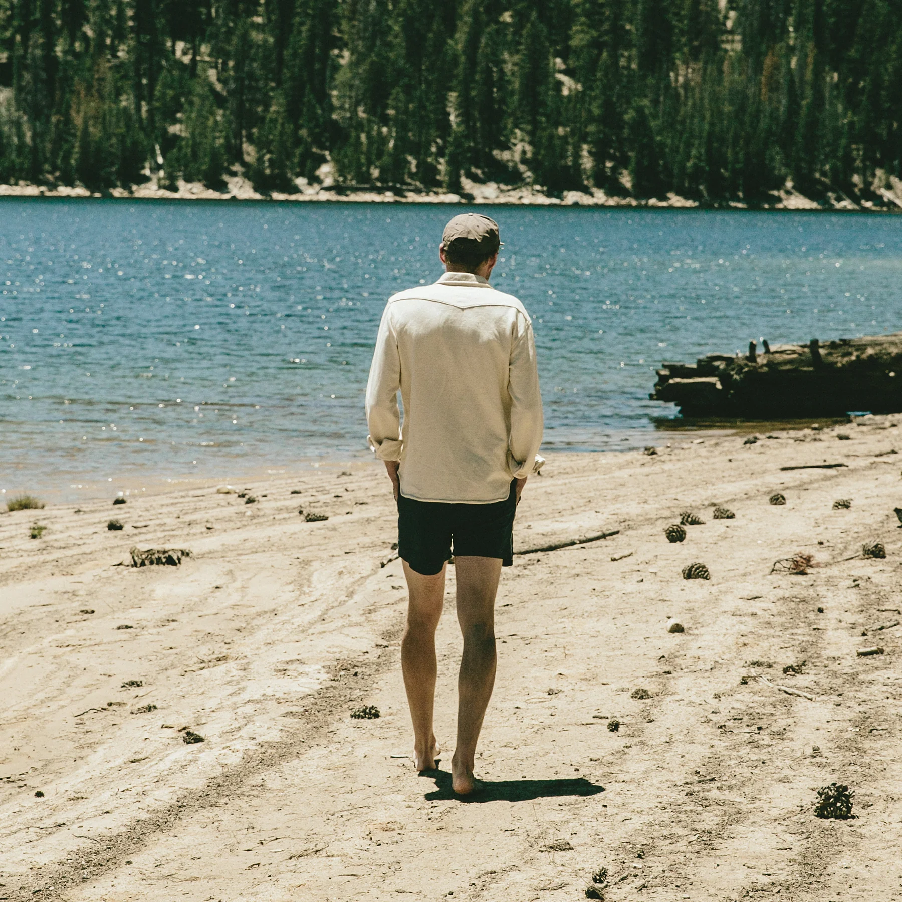 The Glacier Shirt in Natural French Terry - Image 3