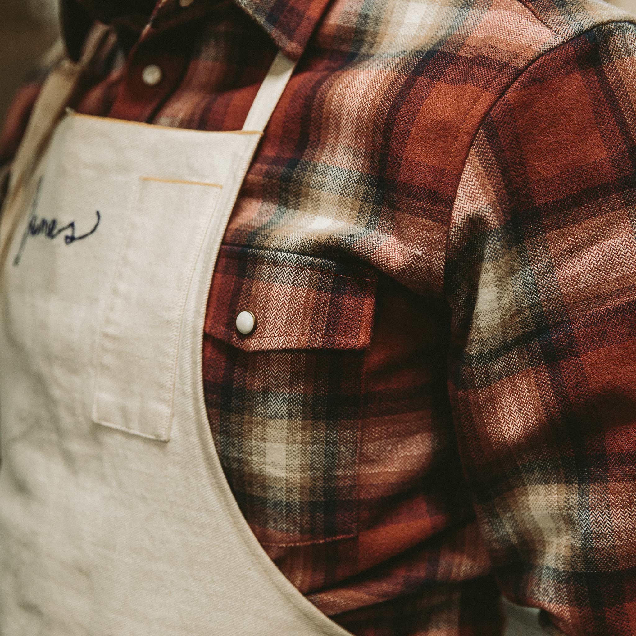 The Glacier Shirt in Red Plaid - Image 5