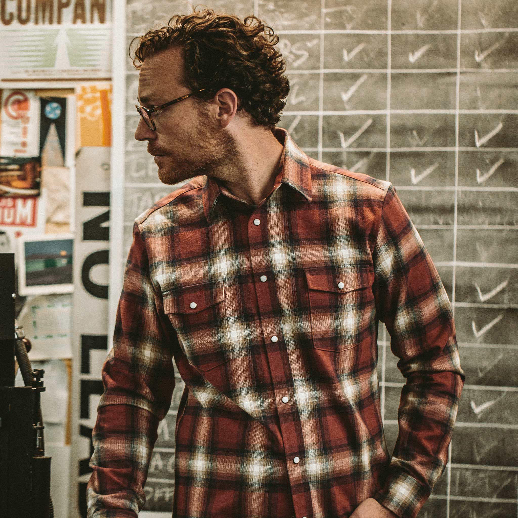 The Glacier Shirt in Red Plaid - Image 6
