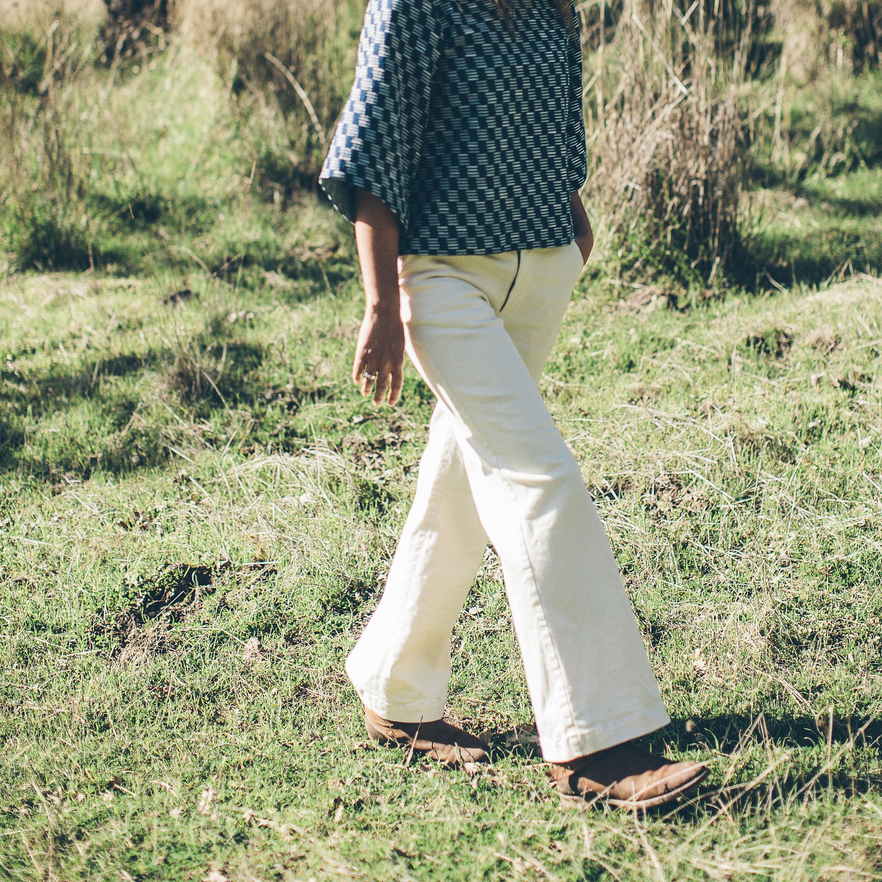 The Greenwich Pant in Natural Denim - Image 3