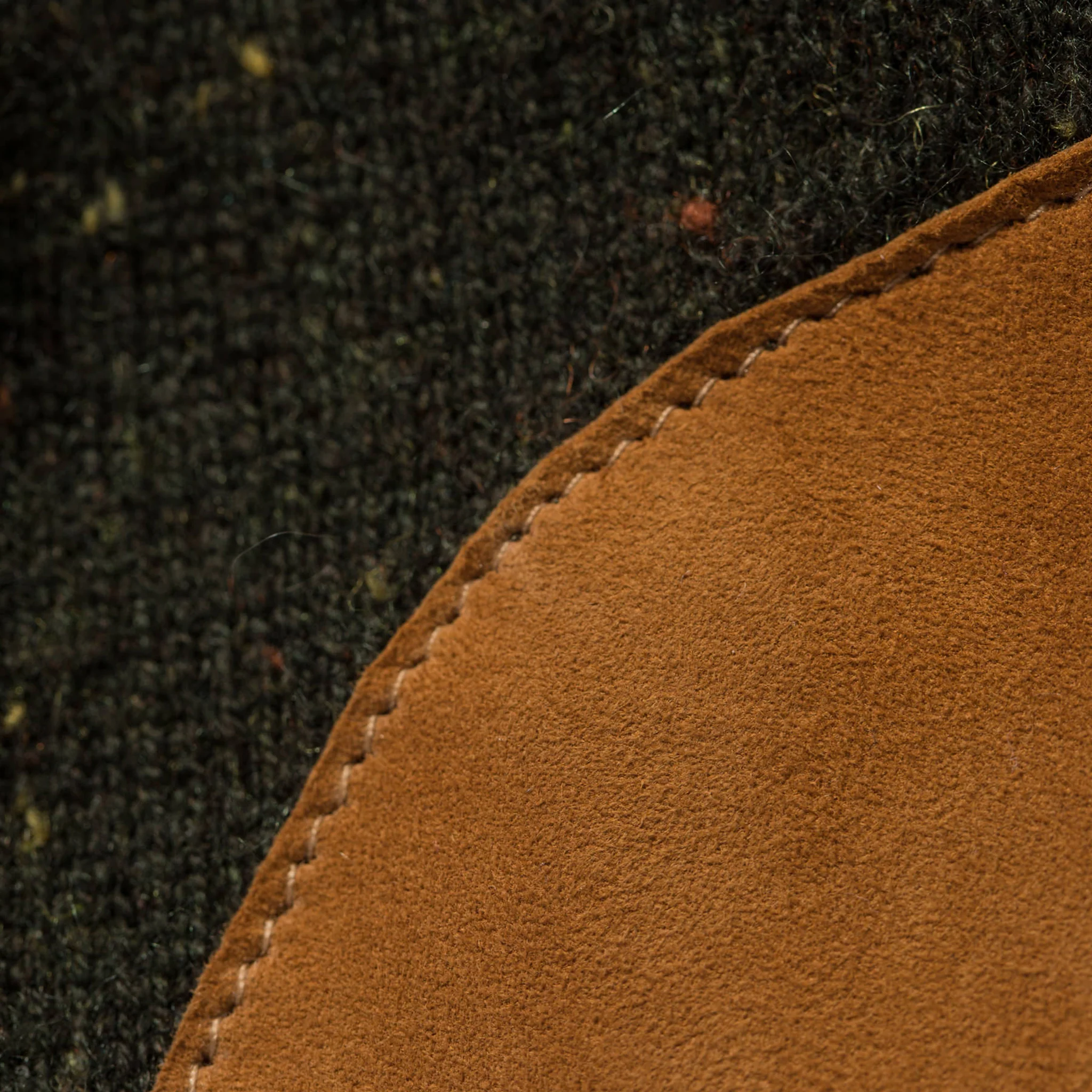 The Hardtack Sweater in Olive Cashmere Donegal - Image 9