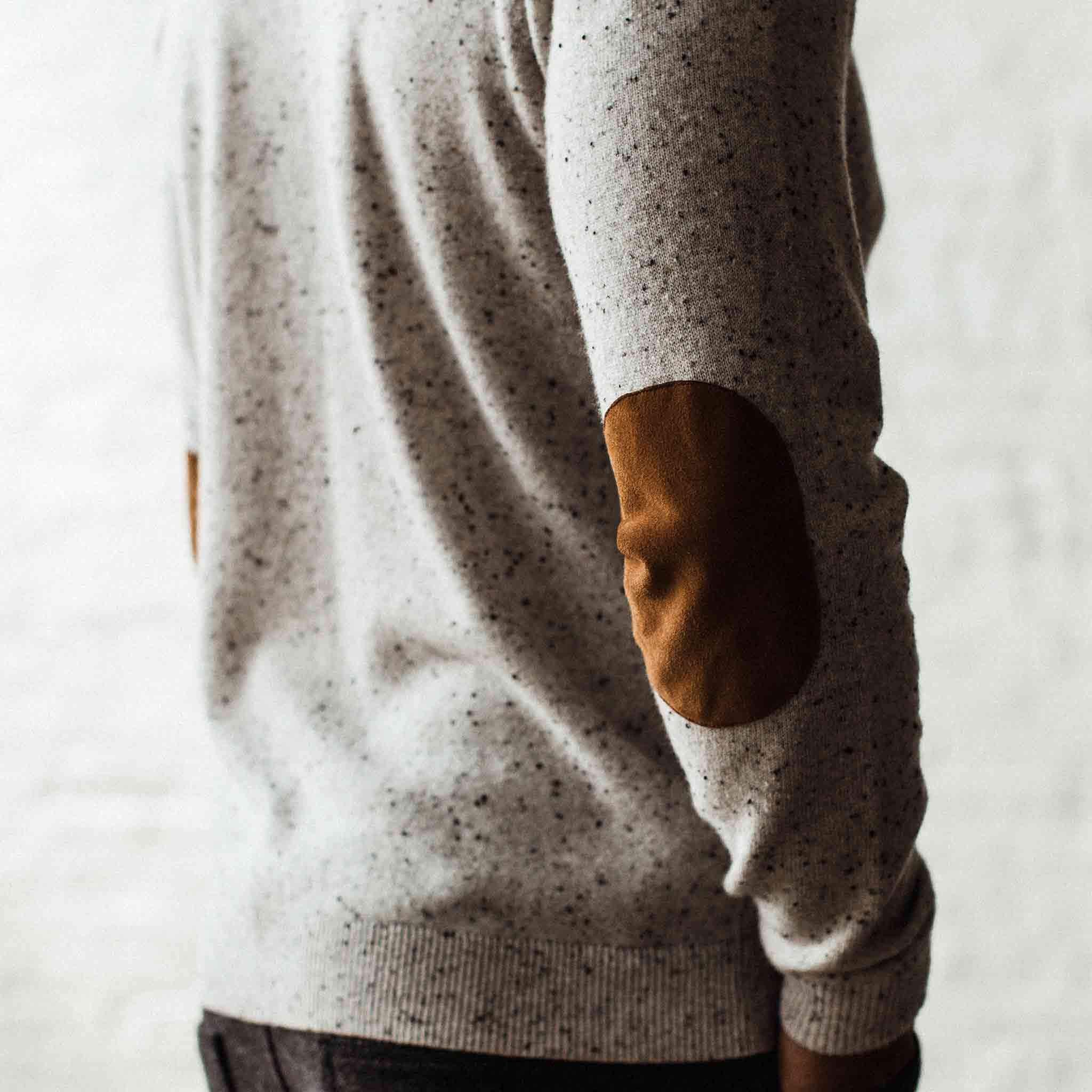 The Hardtack Sweater in Polar Yak Donegal - Image 4