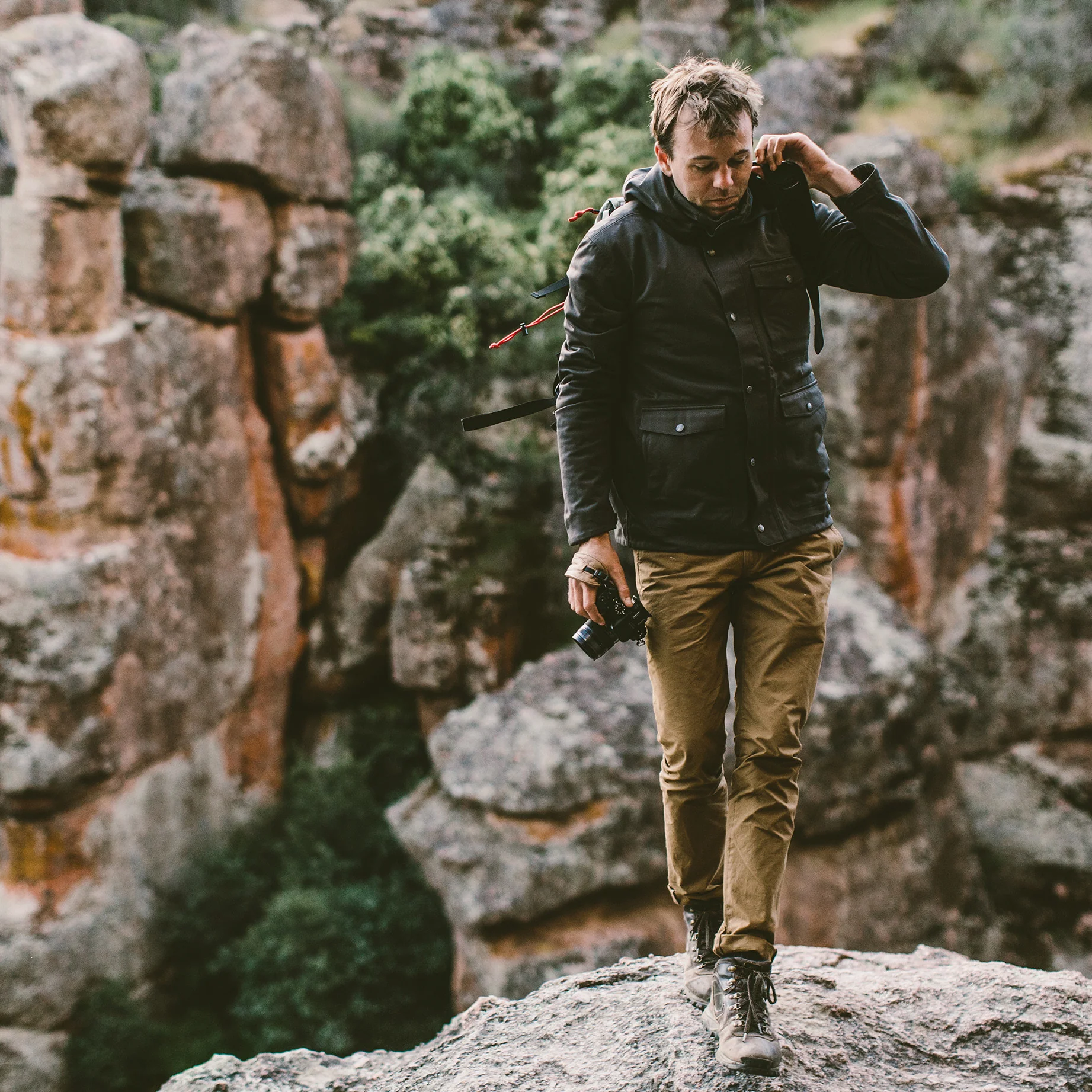 The Hawkins Jacket in Charcoal Neoshell - Image 2
