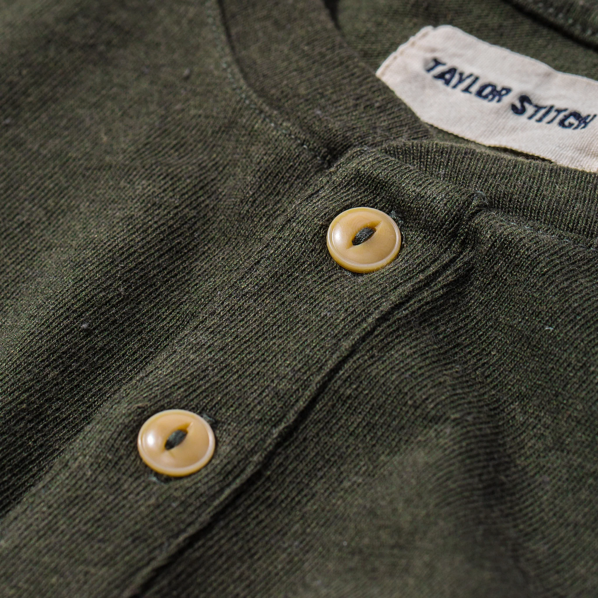 The Heavy Bag Henley in Cypress - Image 4