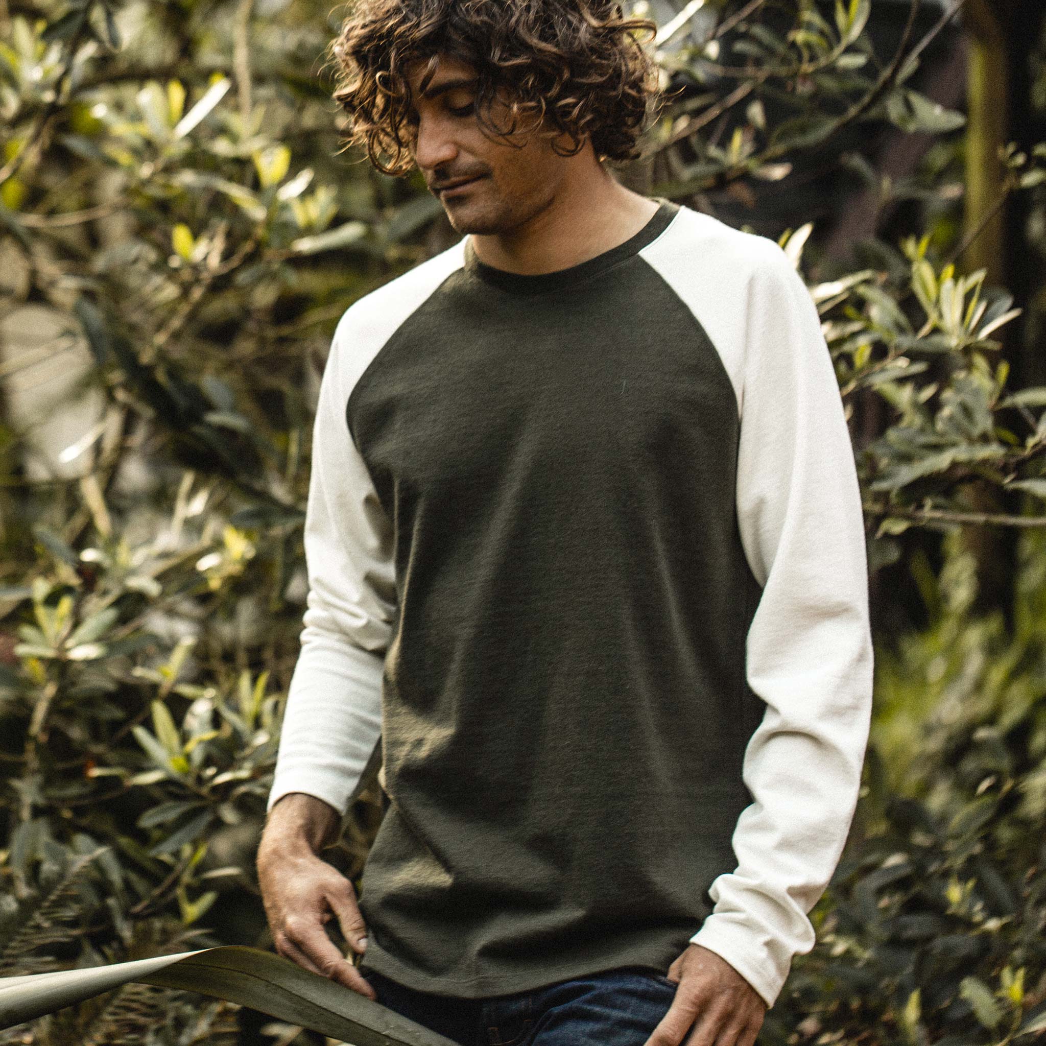 The Heavy Bag Baseball Tee in Cypress - Image 2