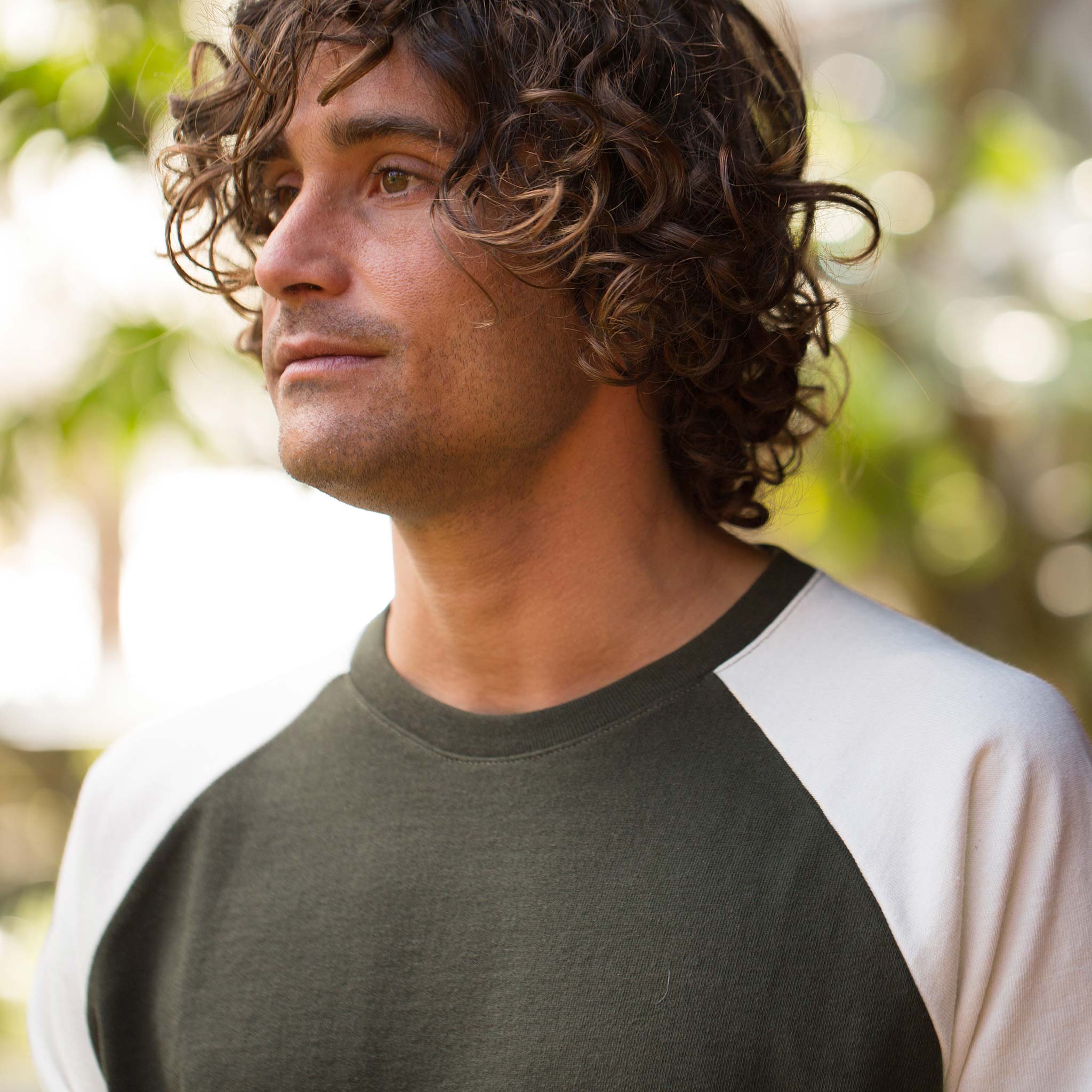 The Heavy Bag Baseball Tee in Cypress - Image 3