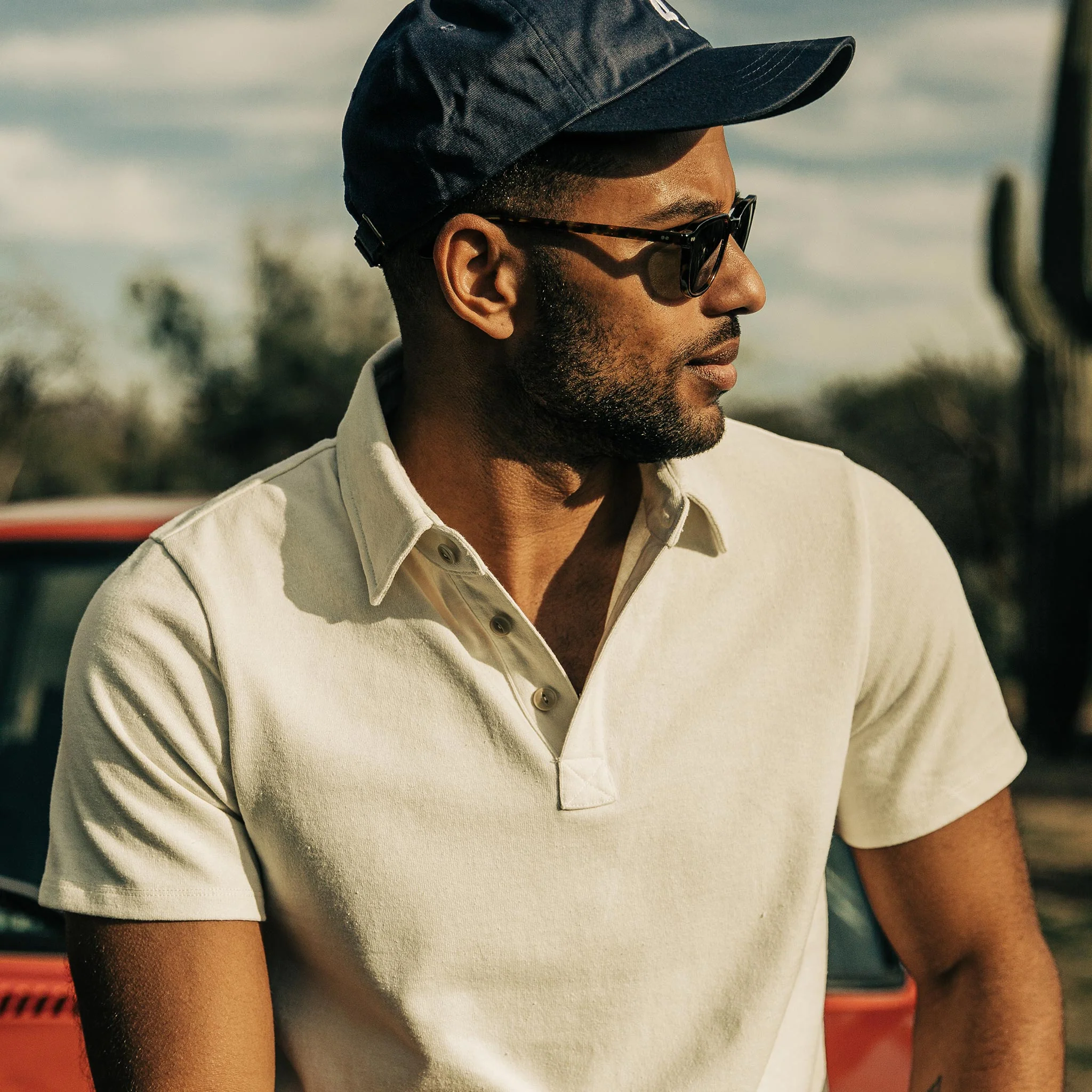The Heavy Bag Polo in Natural - Image 3