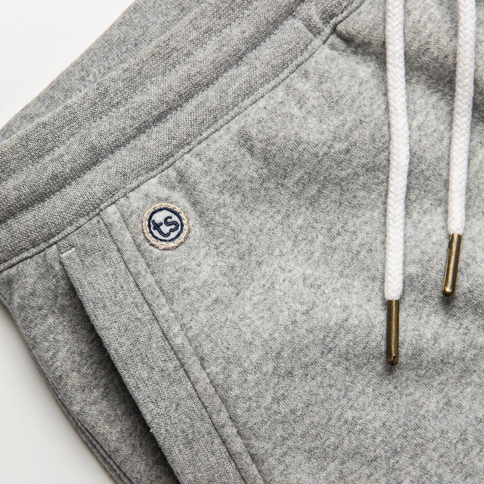 The Heavy Bag Short in Heather Grey Fleece - Image 10