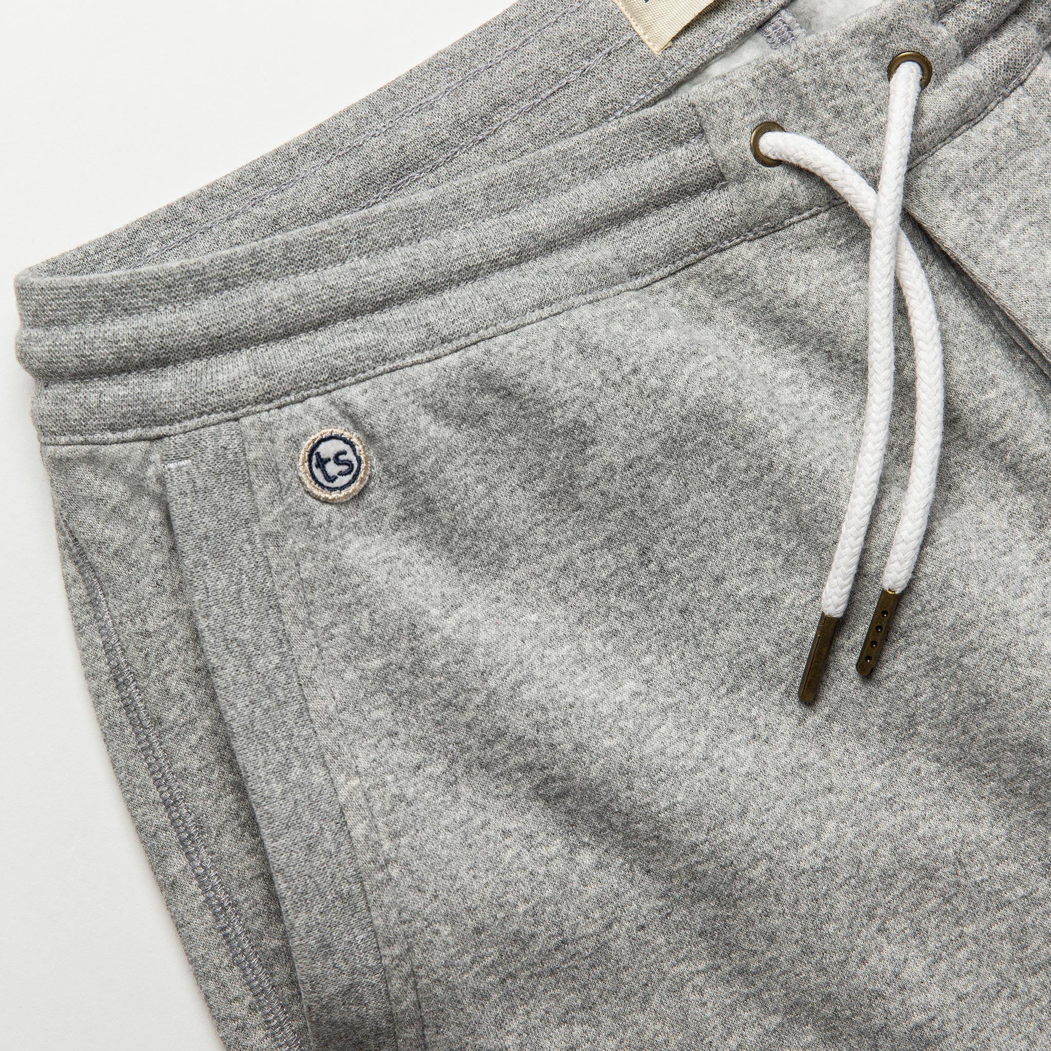The Heavy Bag Short in Heather Grey Fleece - Image 6